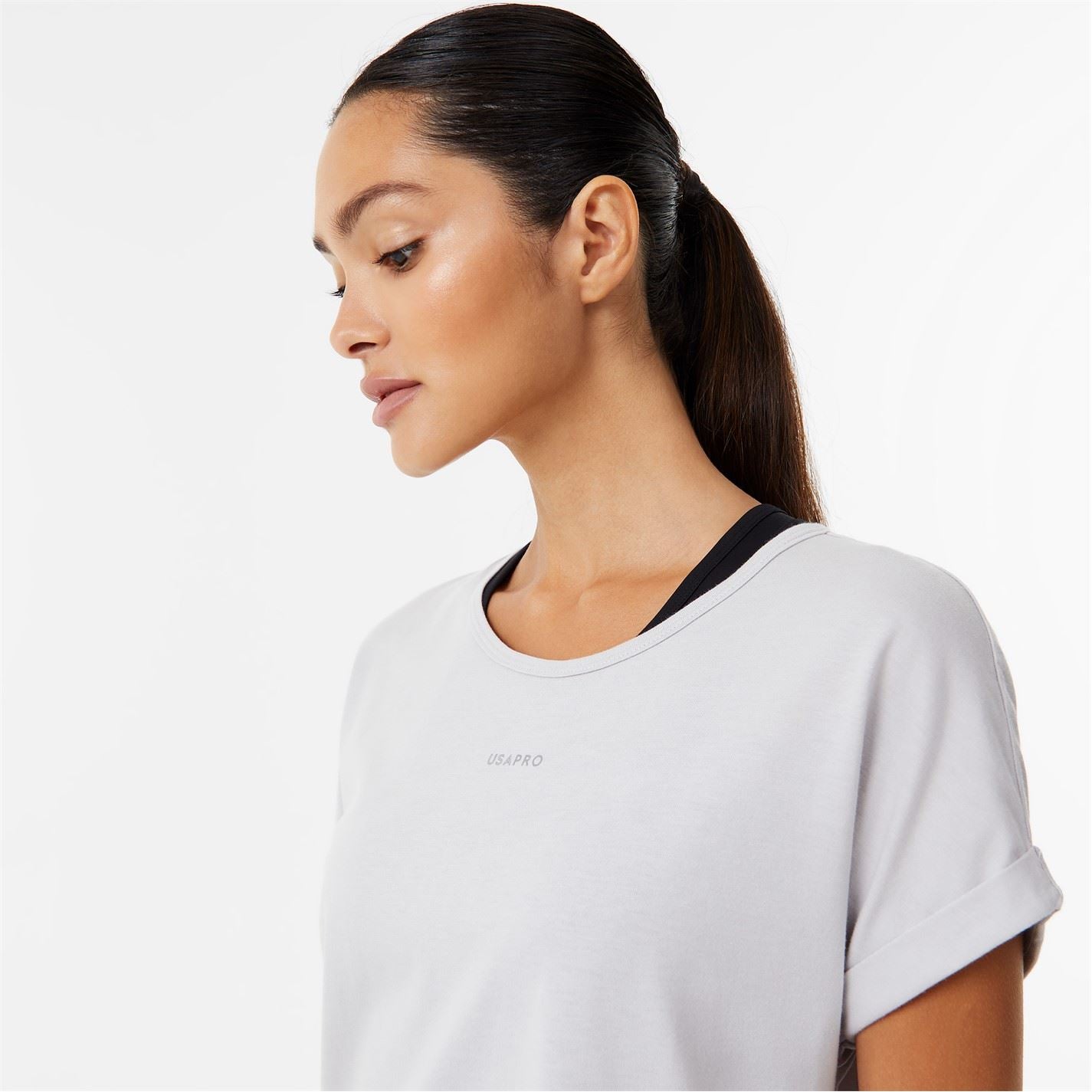 USA Pro Womens Short Sleeve Sports T-Shirt