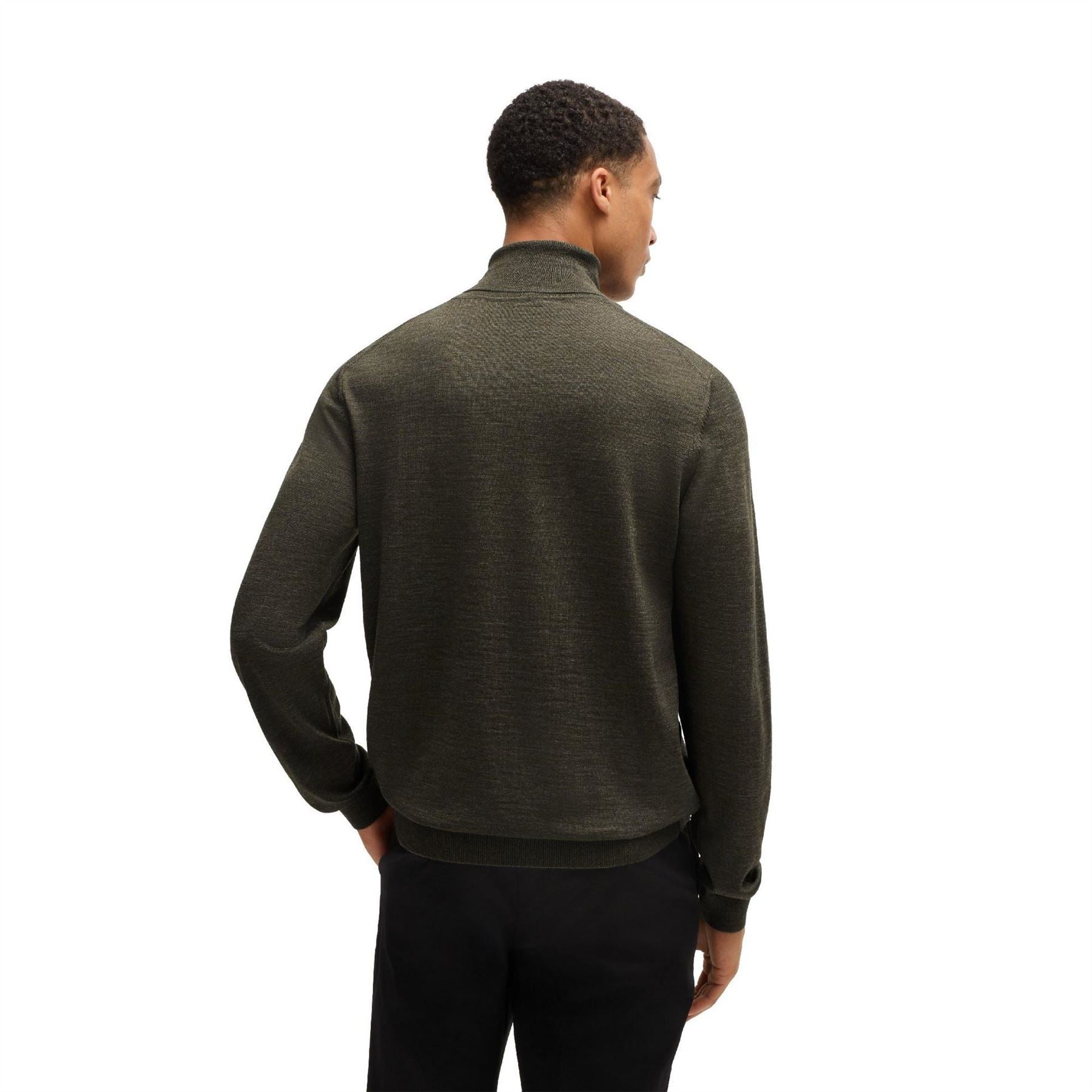 Boss Turtle Neck Long Sleeve Regular Fit Sweater