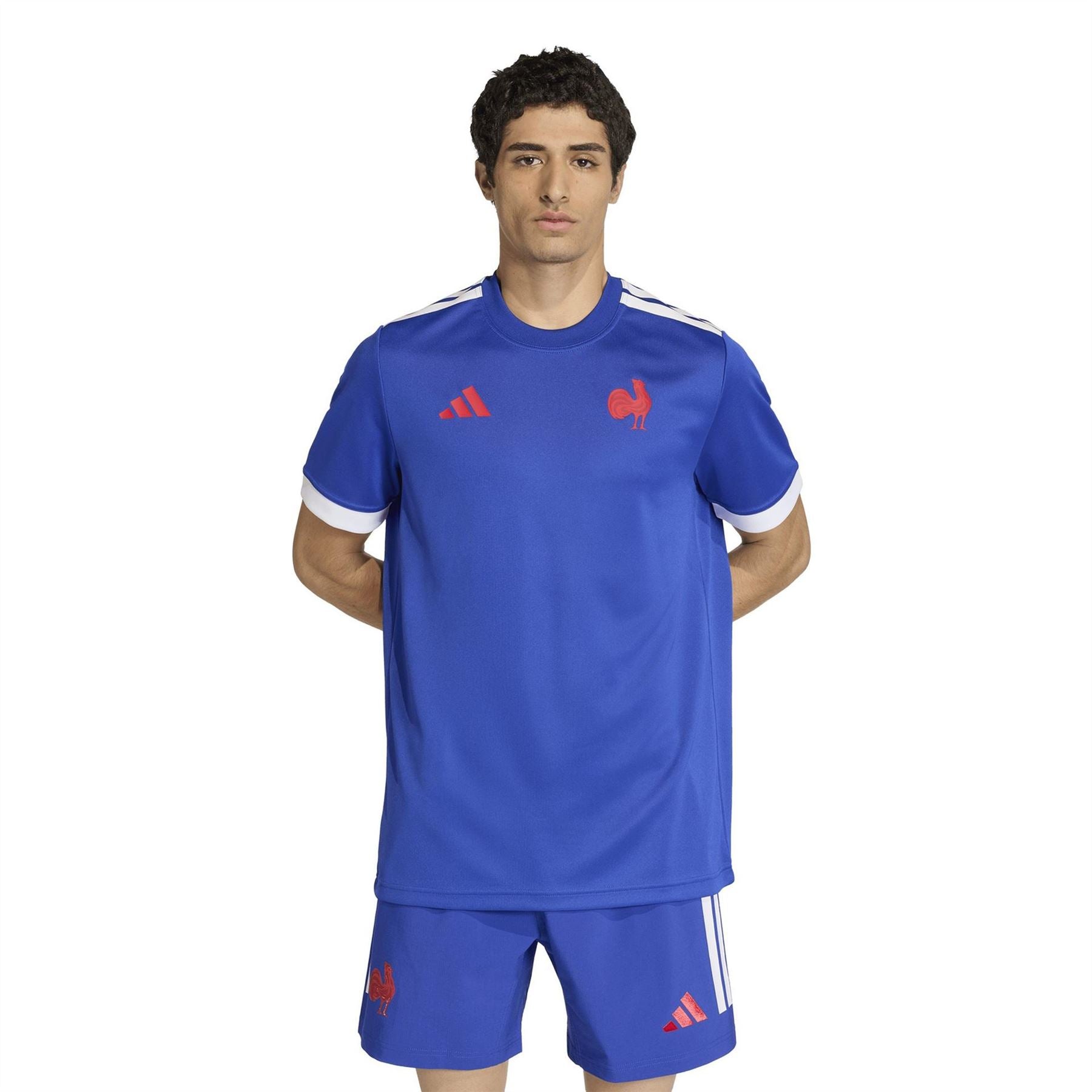 adidas Mens France Rugby Home T-Shirt 2026