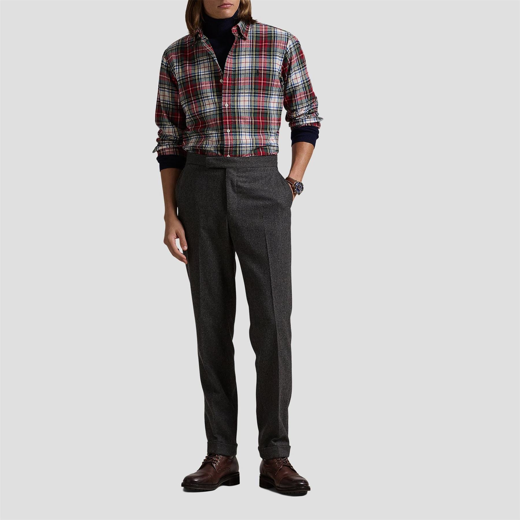 Polo Ralph Lauren Brush Regular Fit Long Sleeve Shirt