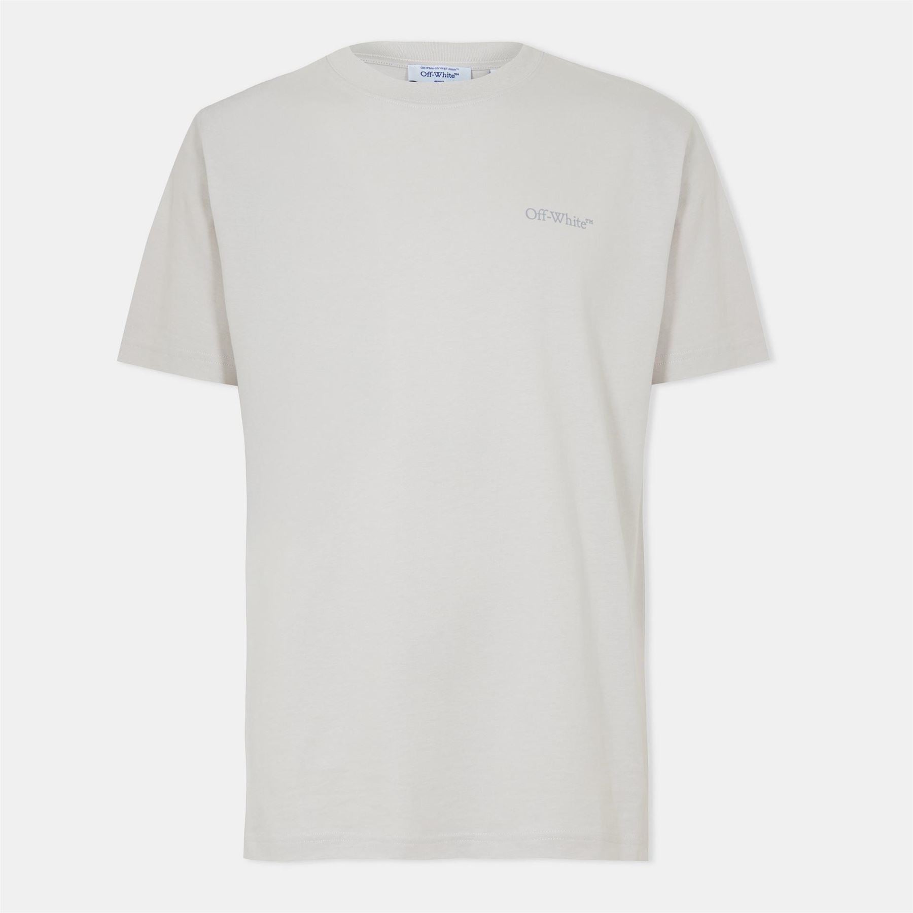 Off White Bookish Slim Regular Fit T-Shirt