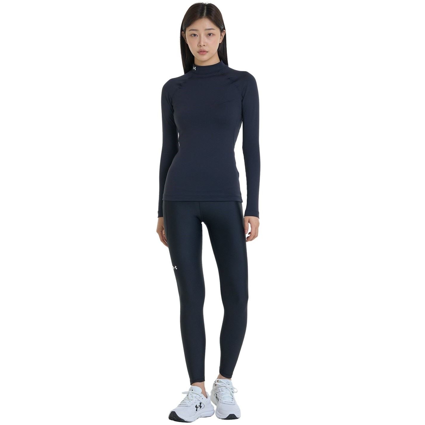 Under Armour Authentics Long Sleeve Performance Mockneck Gym Top