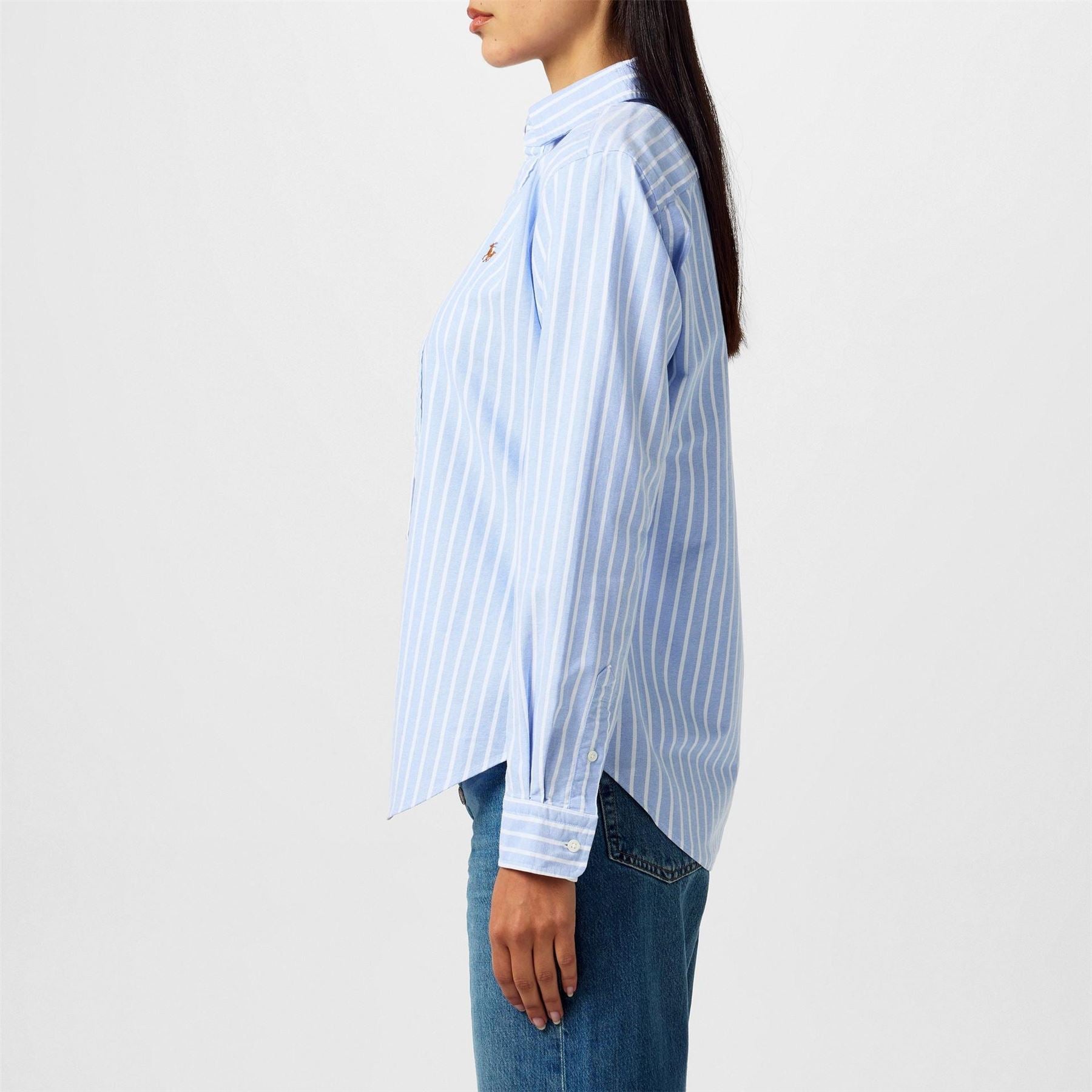 Polo Ralph Lauren Charlotte Stripe Long Sleeve Oxford Shirt