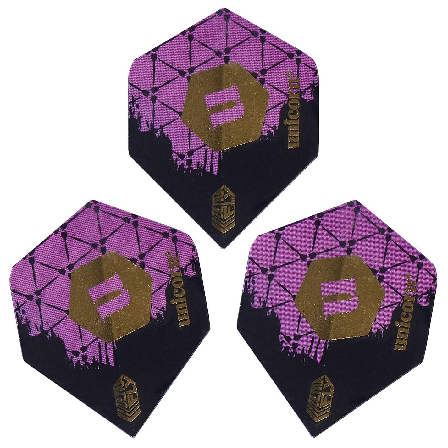 Unicorn Darts Ultrafly Dart Flights  Ultra Durable 100 Micron Polyester  5 Sets   15 Flights  Stunning