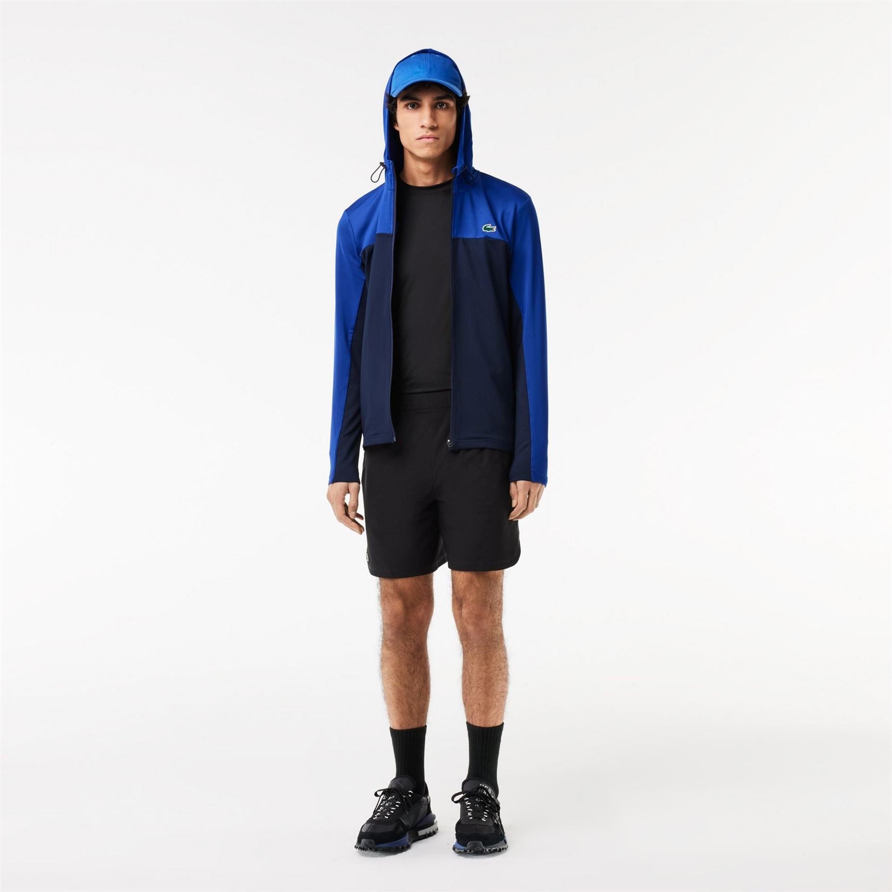 Lacoste Ultra Dry Color Block Hooded Track Jacket