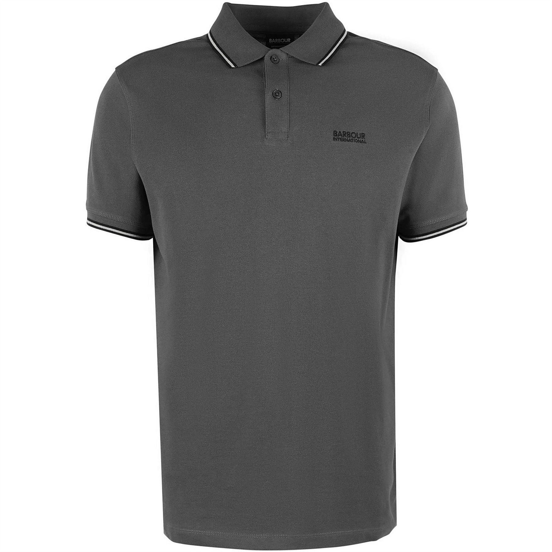 Barbour International Tipped Short Sleeve Polo Shirt