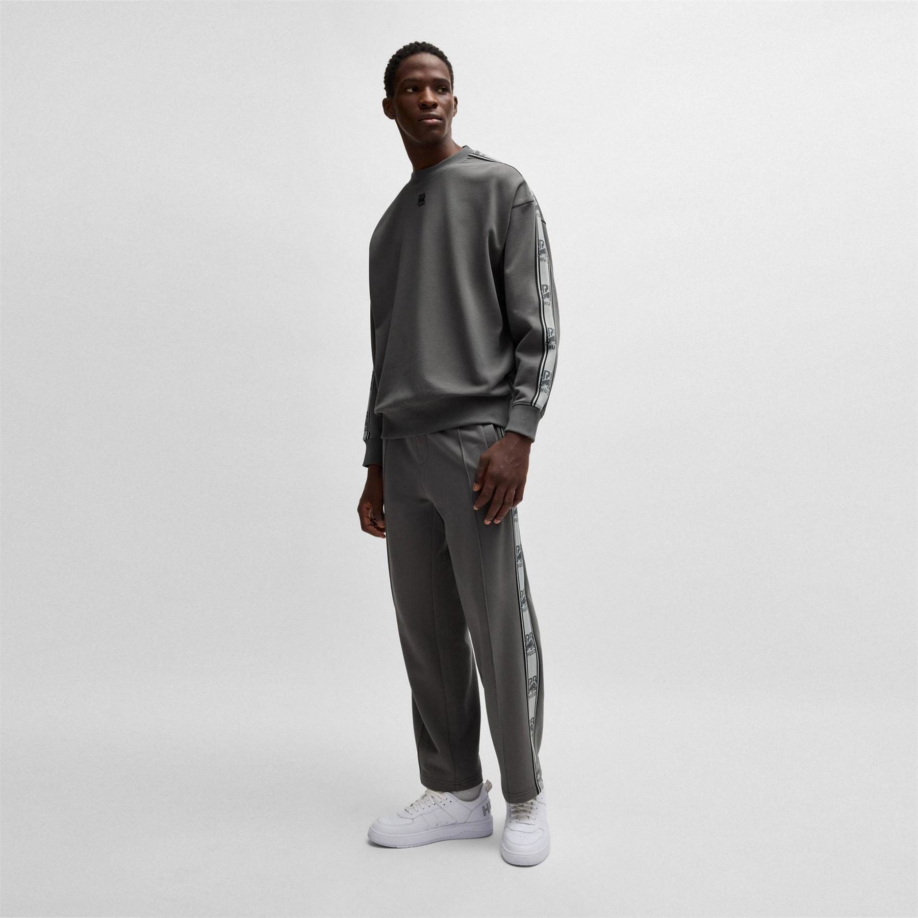 Hugo Tape Cotton Sweatshirt