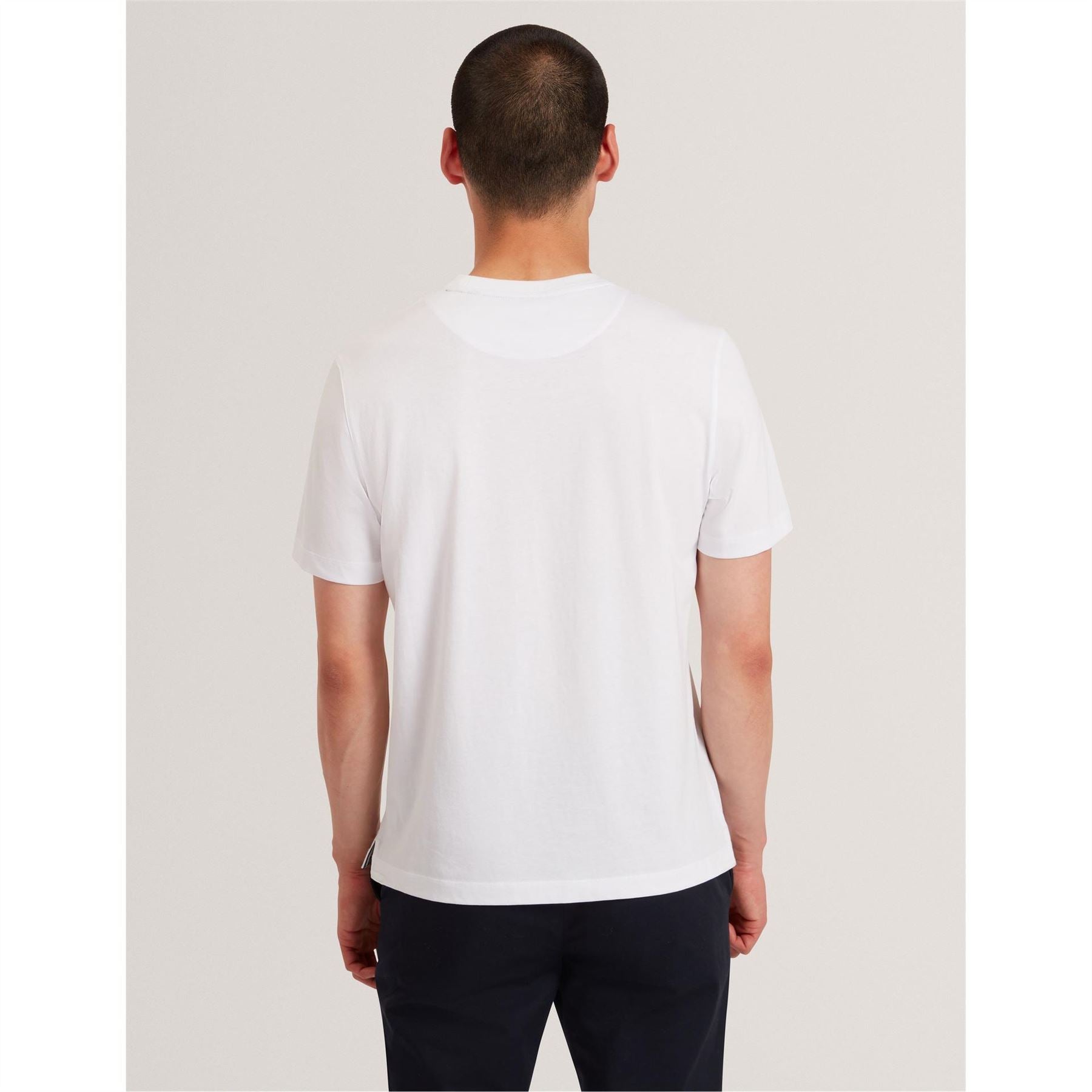 Ted Baker Box Print Crew Neck Short Sleeve T-Shirt