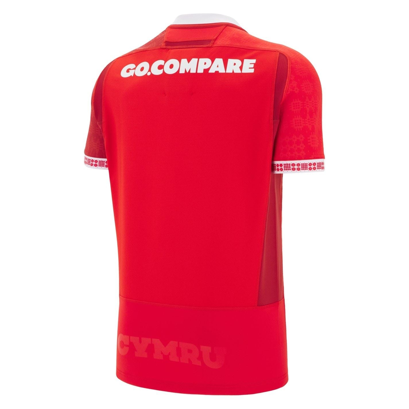 Macron Wales Rugby Home Shirt 2025 Adults