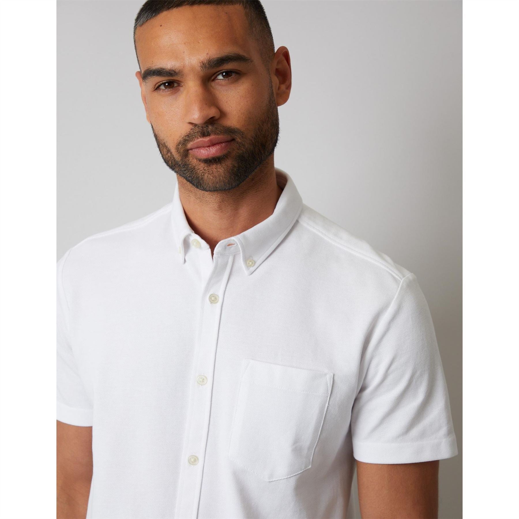 Threadbare Majestic Regular Fit Button Down Collar Shirt