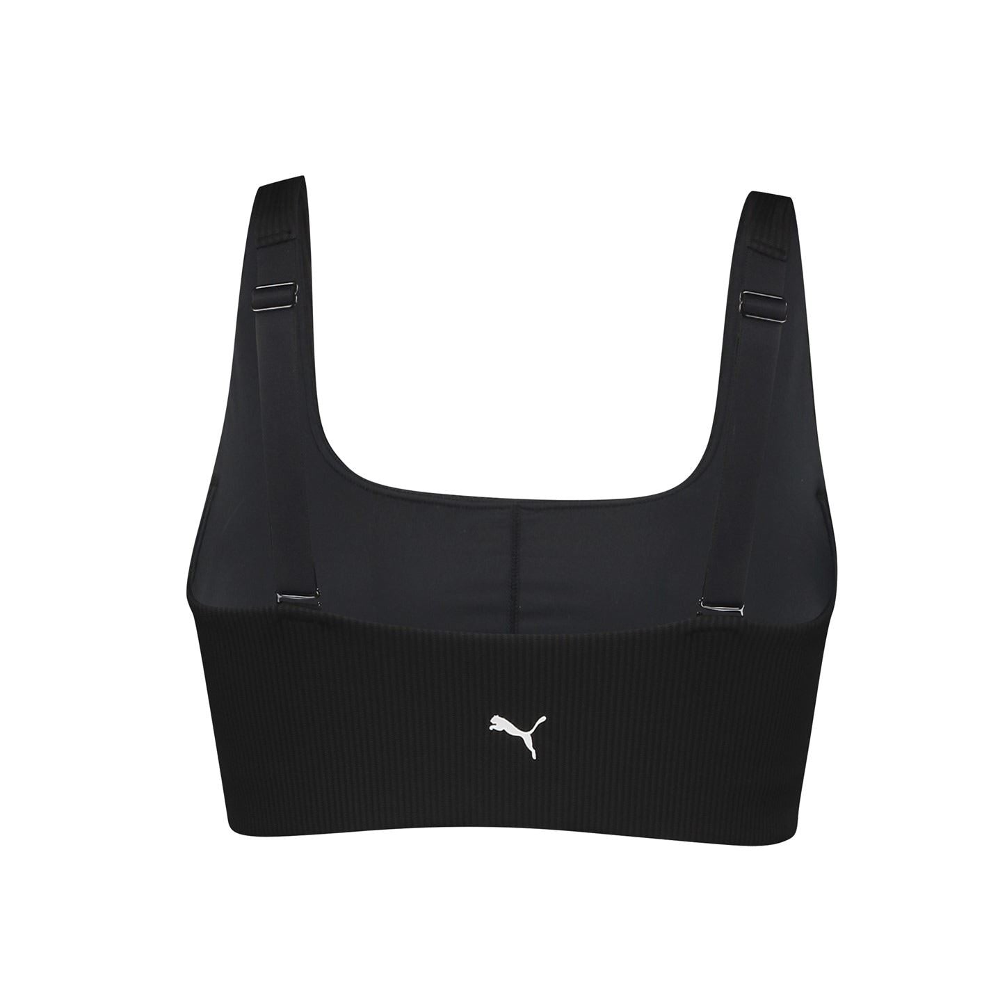 Puma Womens Ribbed Scoop Neck Bikini Top