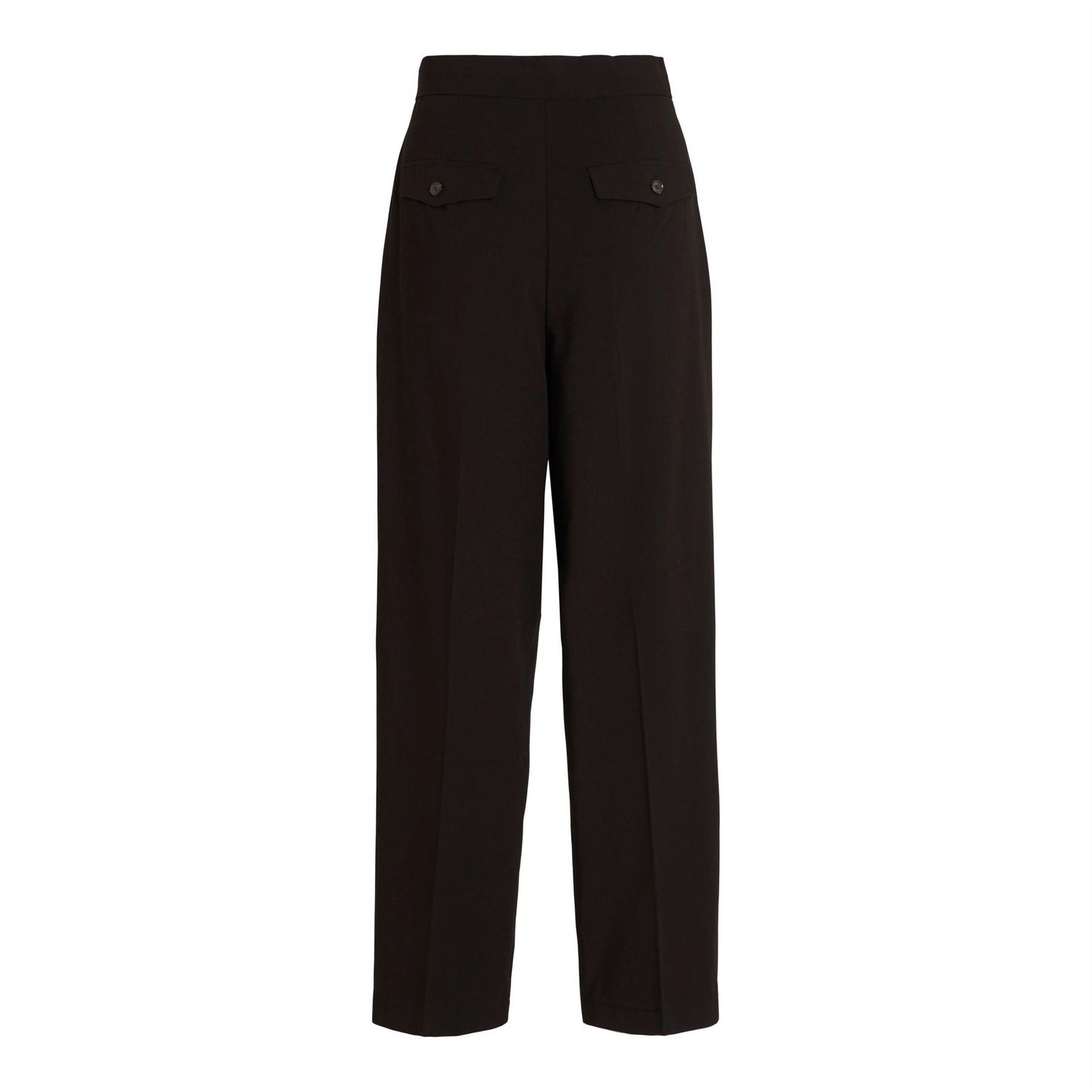 Vila Vclry Pleat Straight Trousers