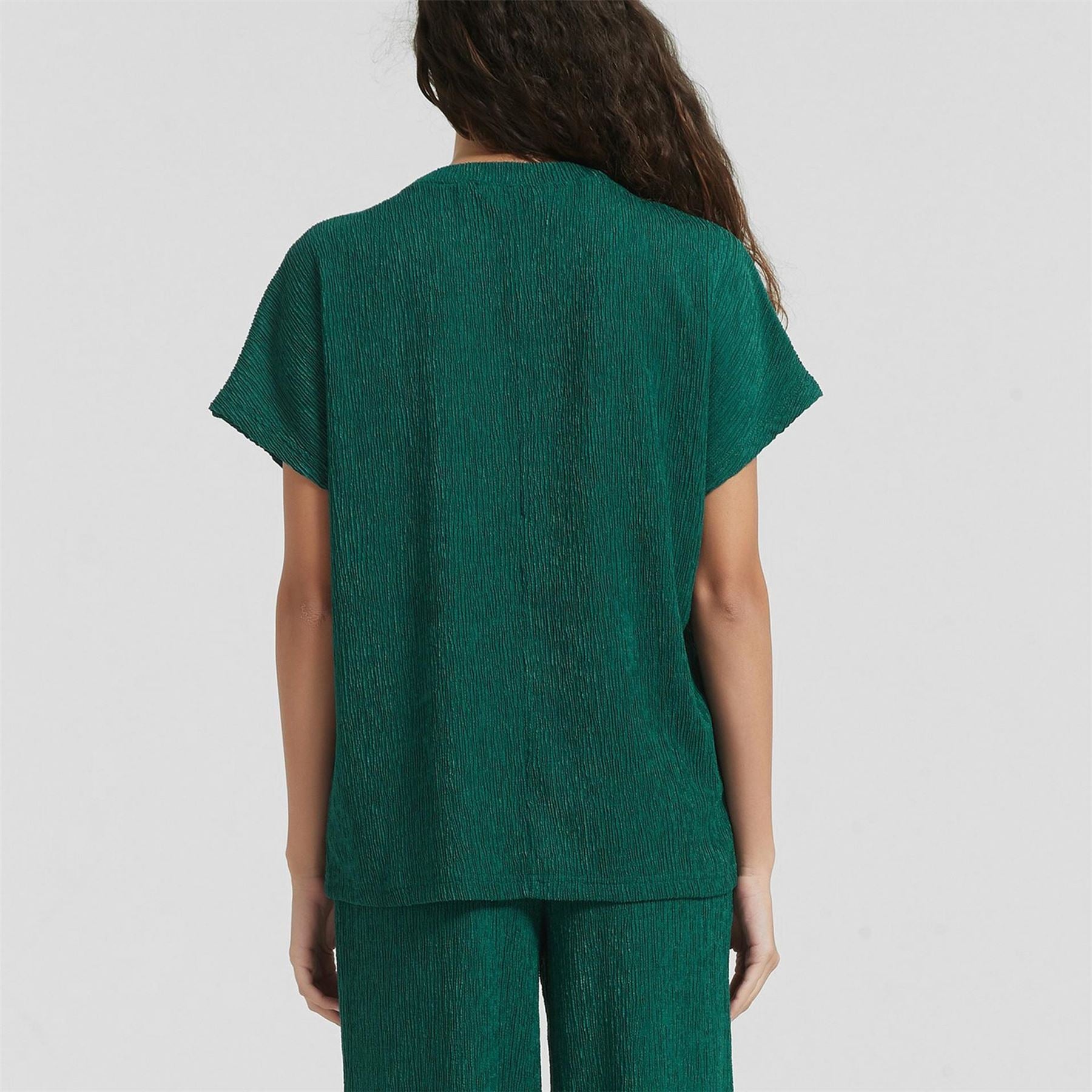 Be You Crew Neck Short Sleeve T-Shirt Coord Pants Set