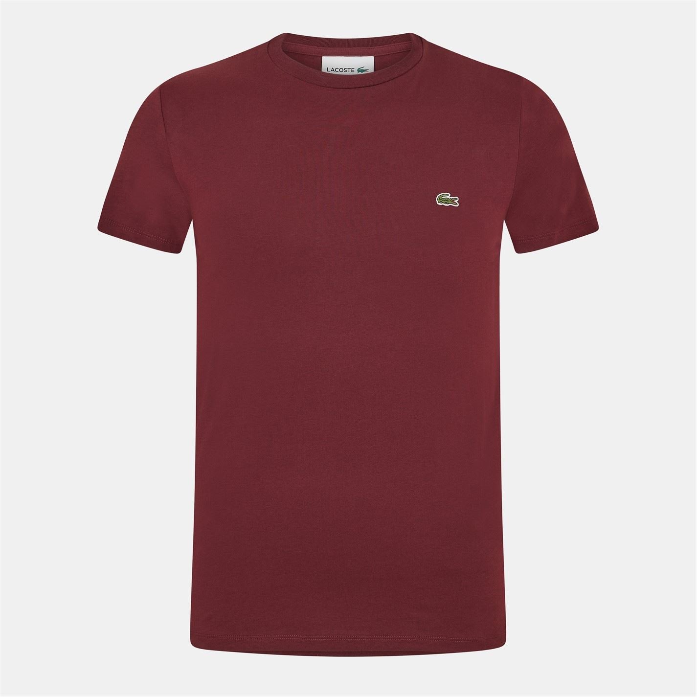Lacoste Crocodile Logo Crew Neck Short Sleeve Jersey T-Shirt