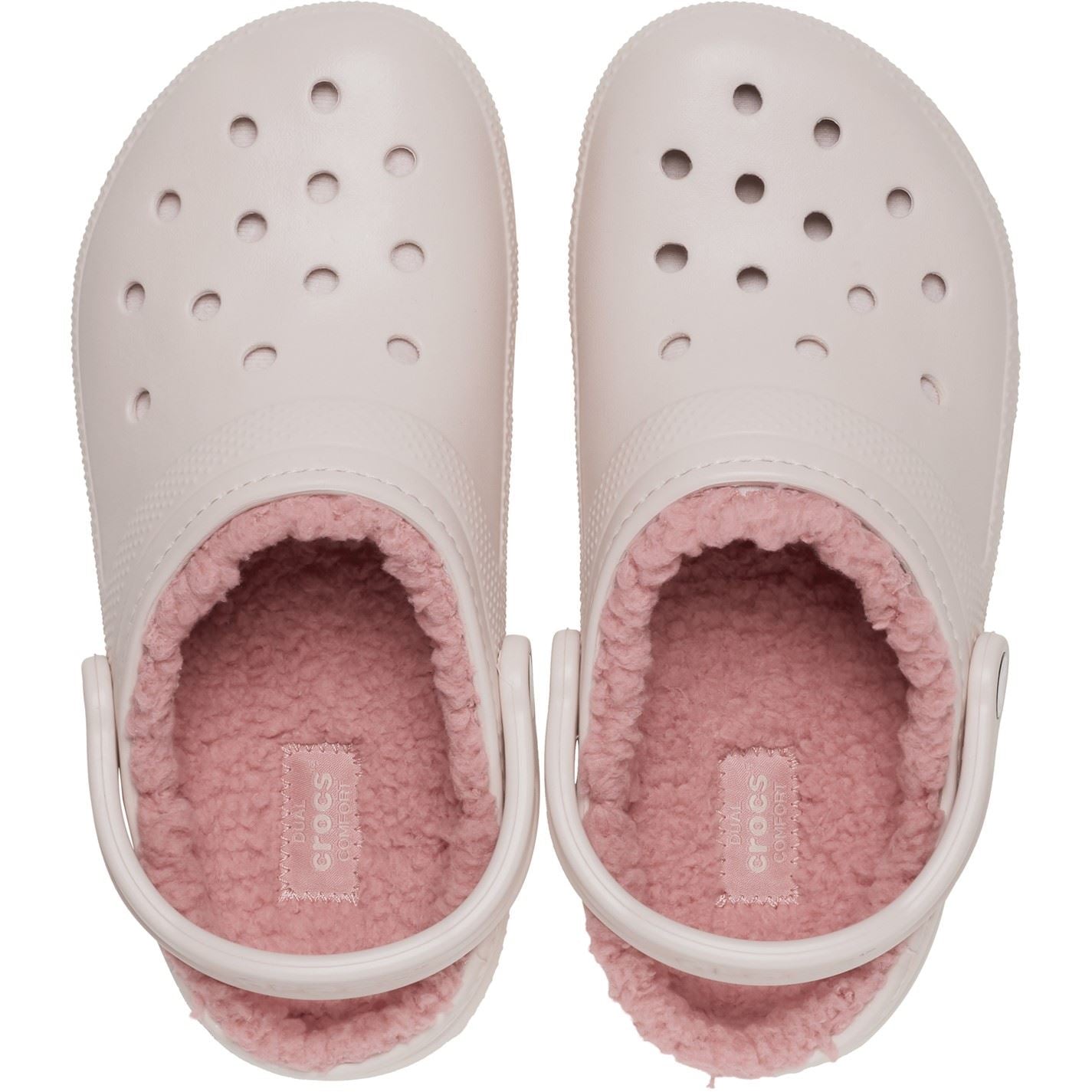 Crocs Lined Shuv Clogs with Perforated Toe
