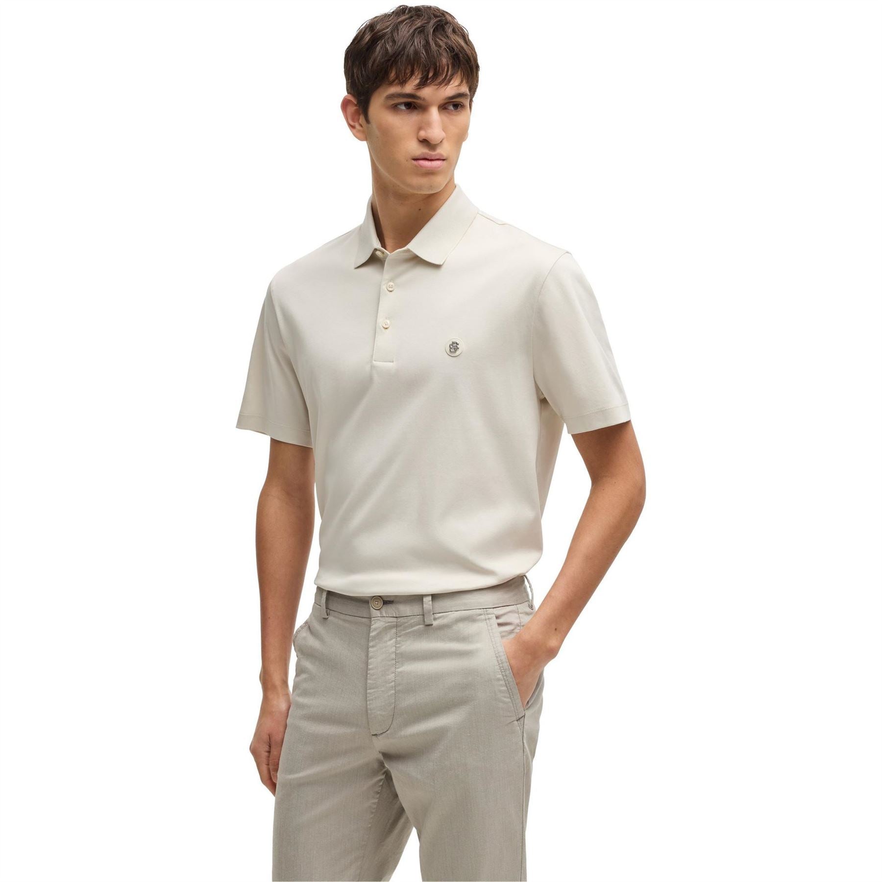 Boss BOSS BLACK Parris Polo Signature Monogram Shirt