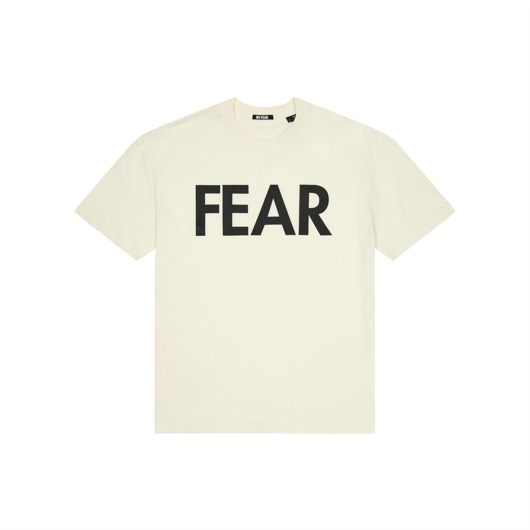 No Fear Logo Print Crew Neck Short Sleeve T-Shirt