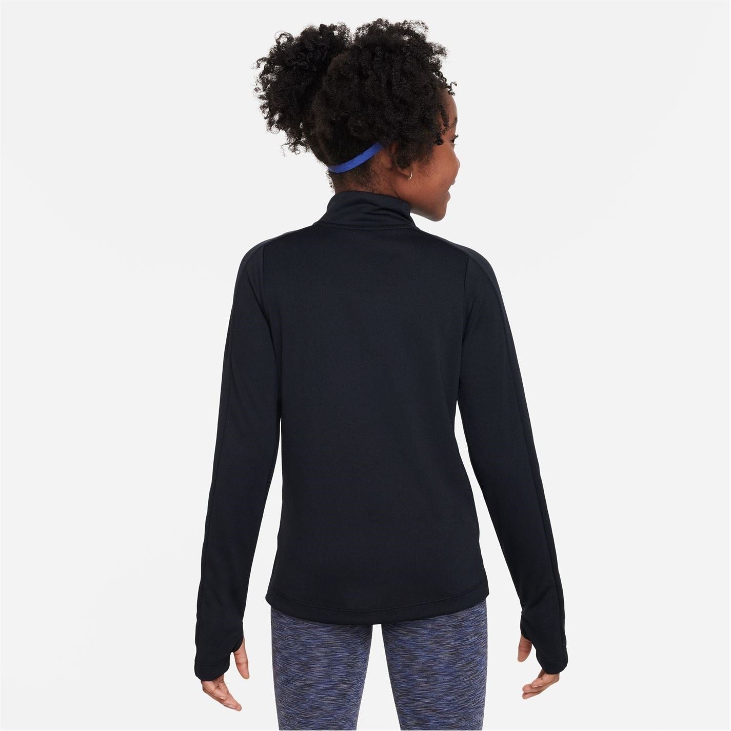 Nike Older Girls Dri Fit Long Sleeve Half Zip