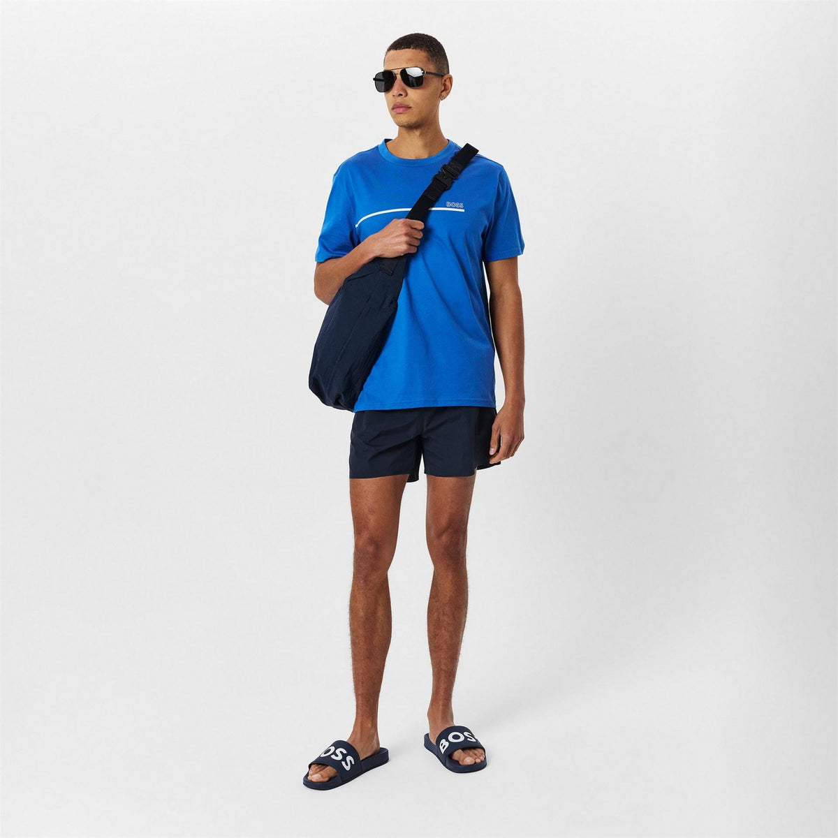 Boss Bodywear Short Sleeve Soft T-Shirt (stormfish)