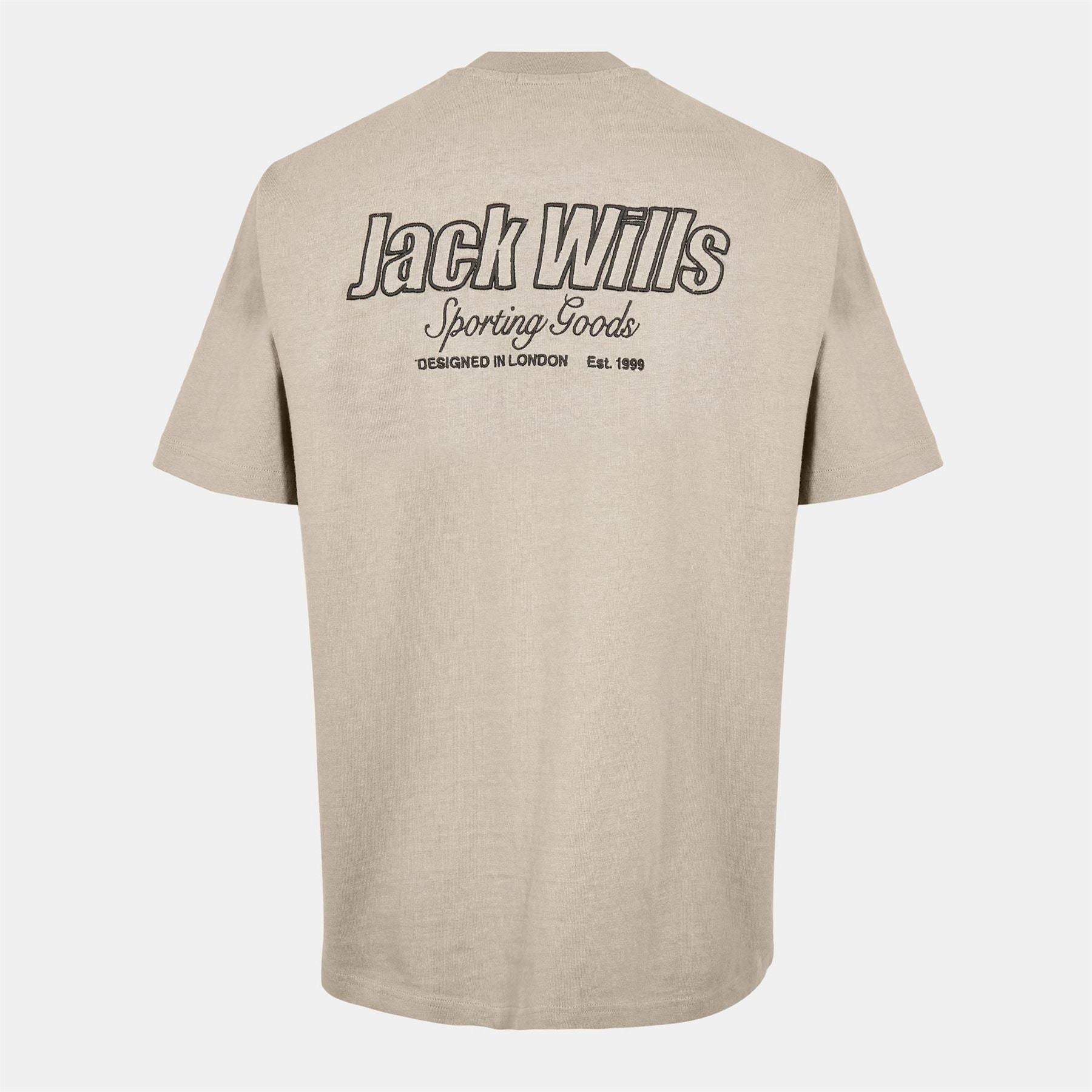 Jack Wills Regular Fit Crew Neck Lettering T-Shirt