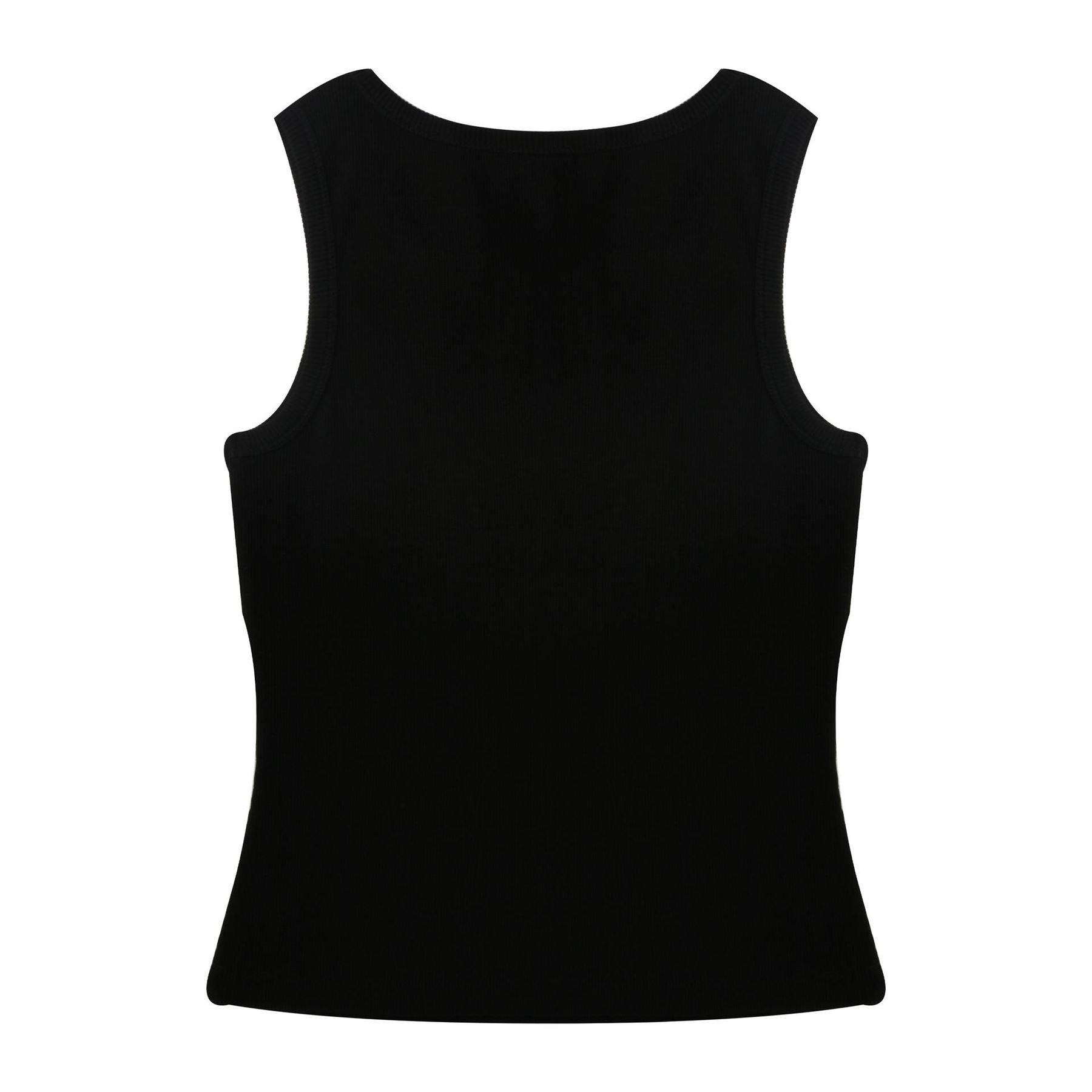 Biba Logo Racerback Embroidered Slim Fit Vest