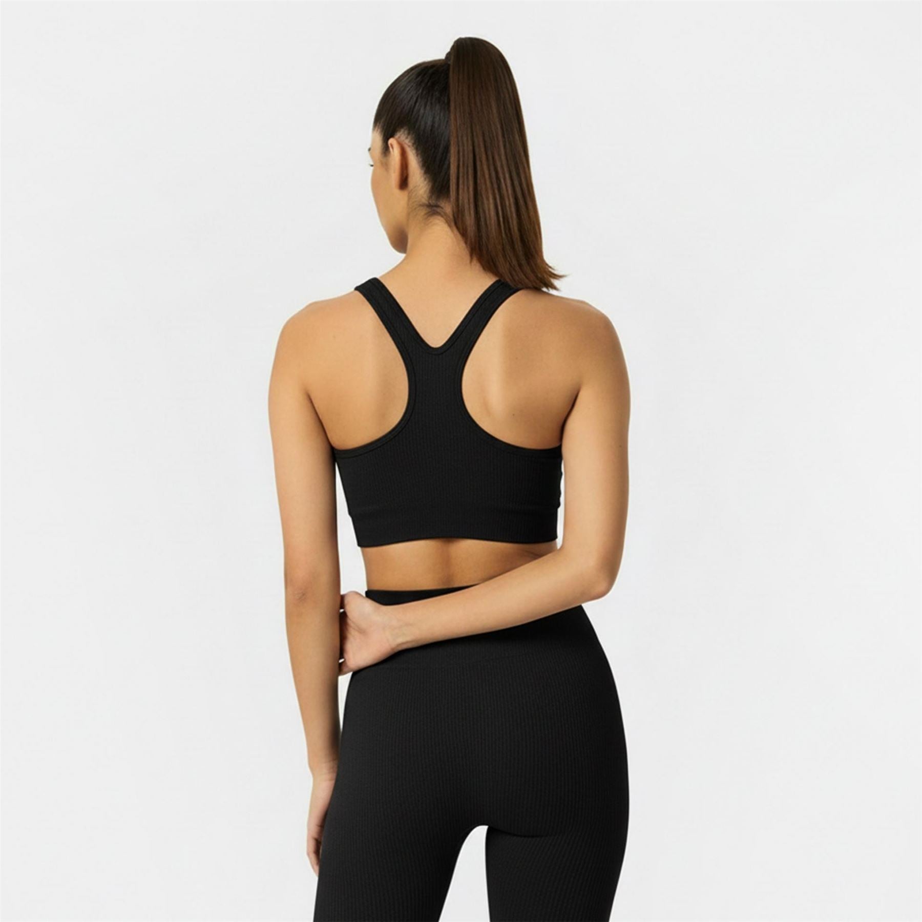 USA Pro Womens Pro Seamless Ribbed Bra