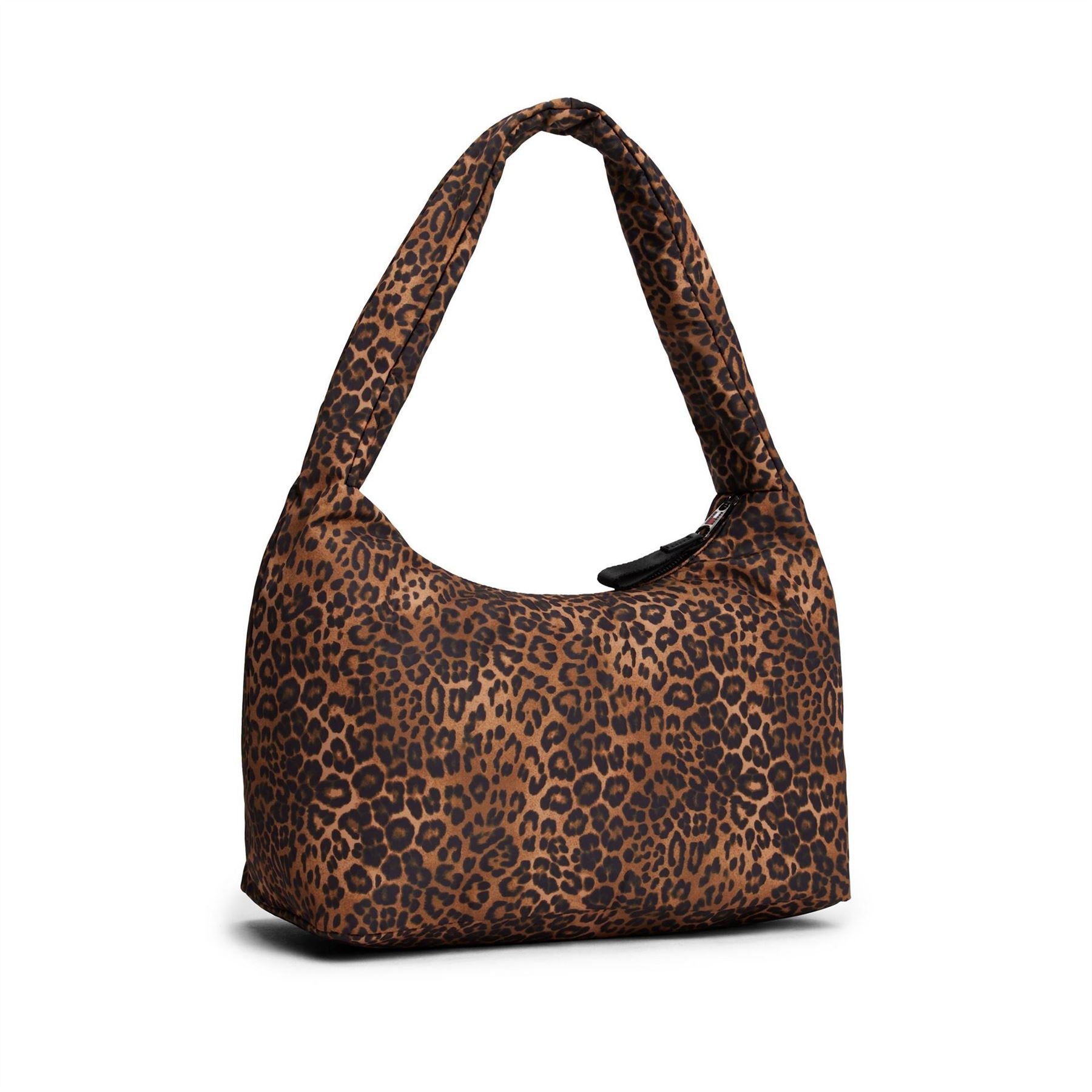Tommy Jeans Leopard Patterned Crescent Hobo Bag
