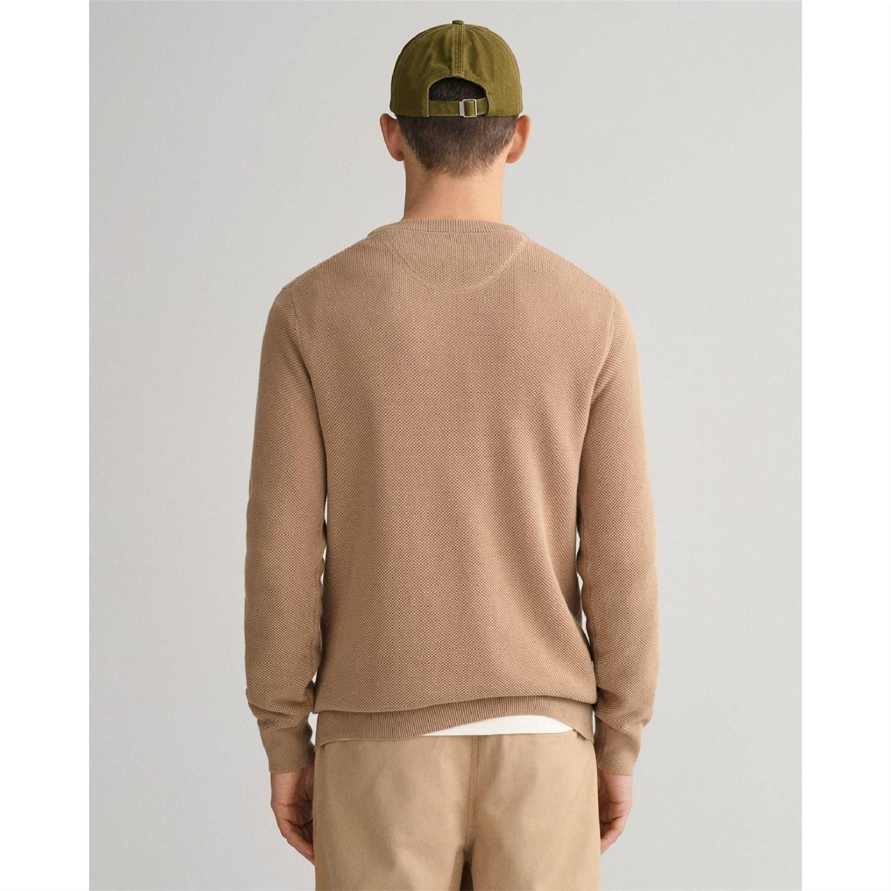 Gant Cotton Piqué Crewneck Sweater