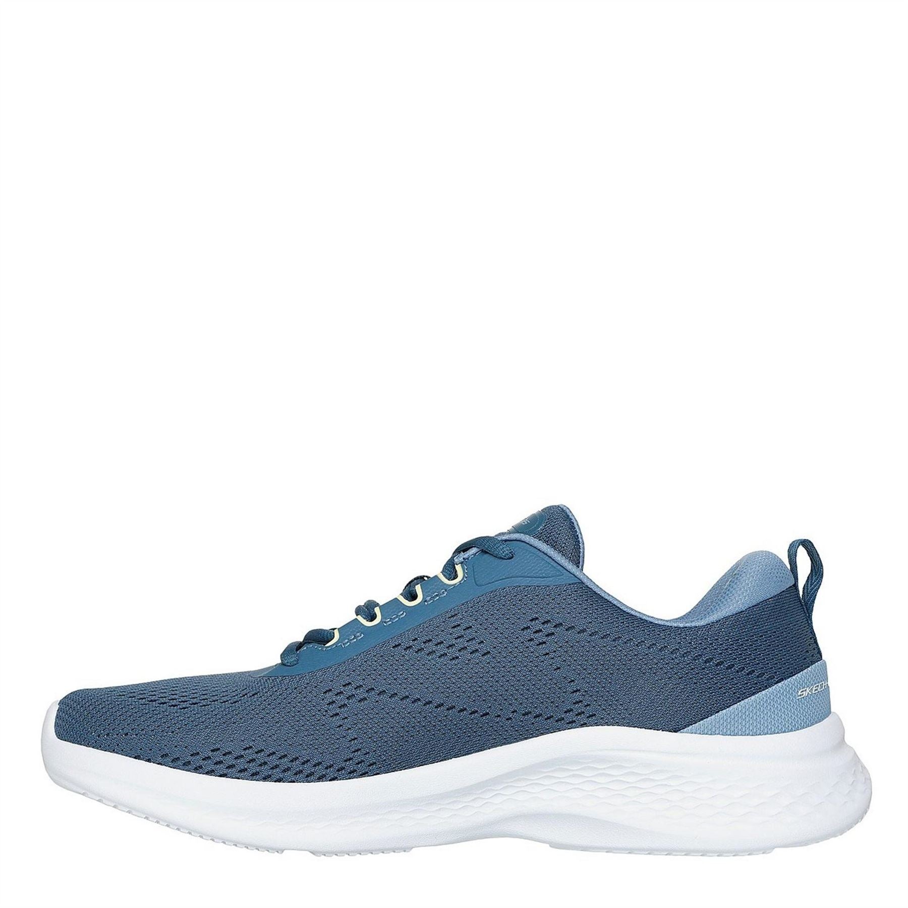 Skechers Mens Mesh Lace Up Low Top Trainers