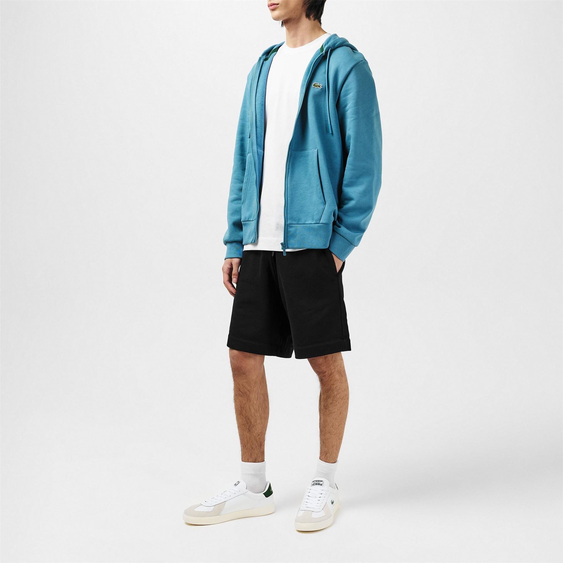 Lacoste Baseshot Pro Low Top Crocodile Print Sneakers