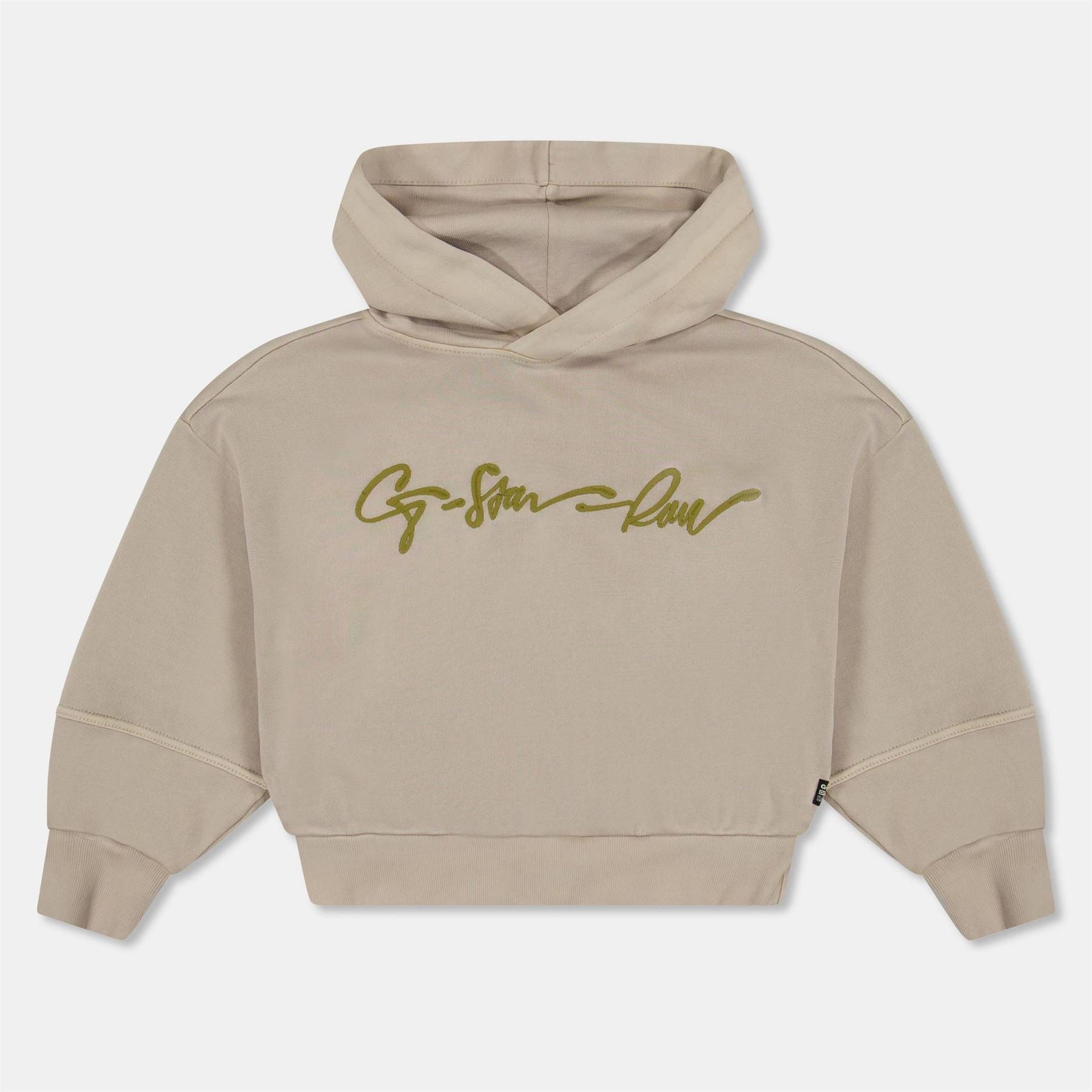 G Star Oversize Hooded Neck Signature Print Sweatshirt