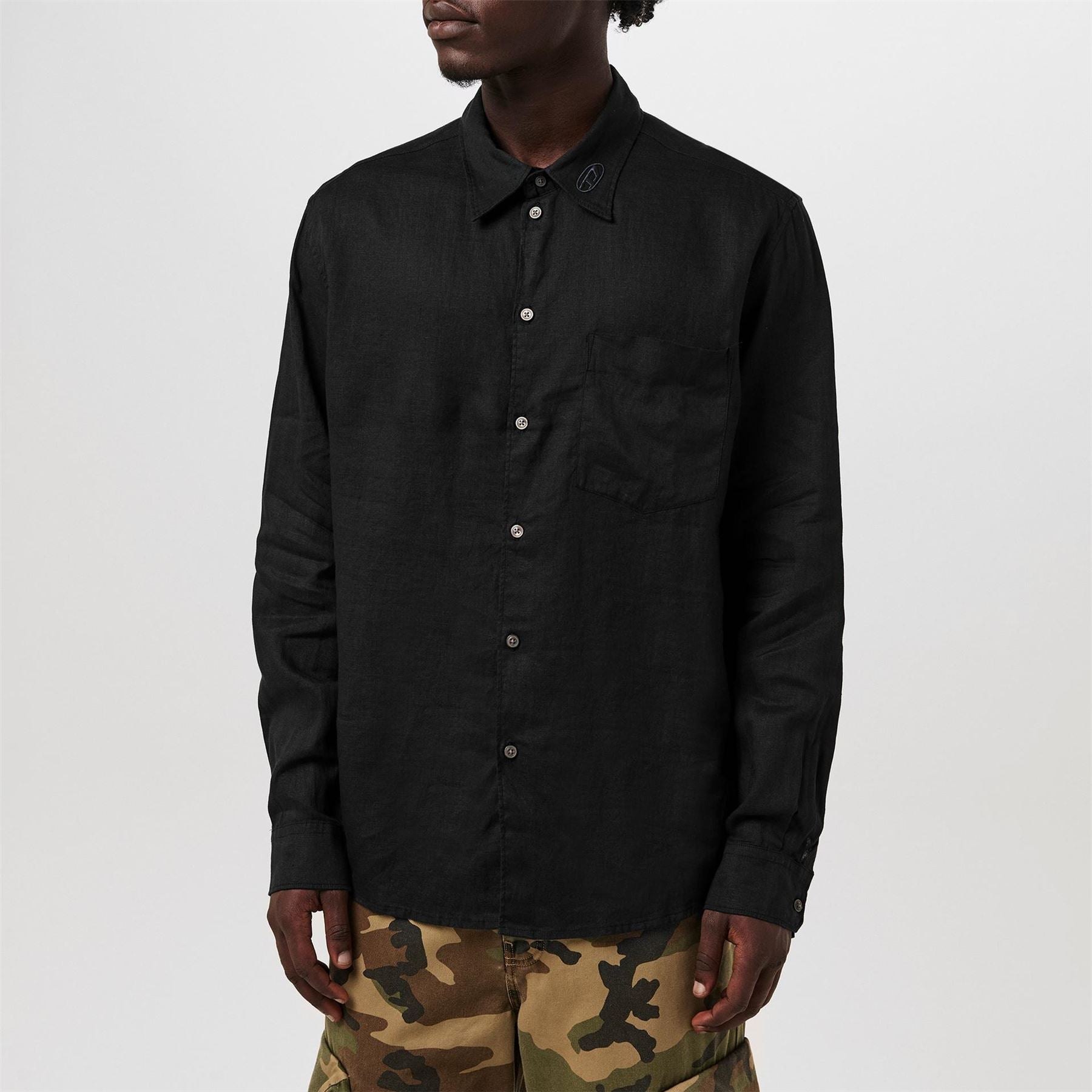 Diesel Emil Long Sleeve Plain Shirt
