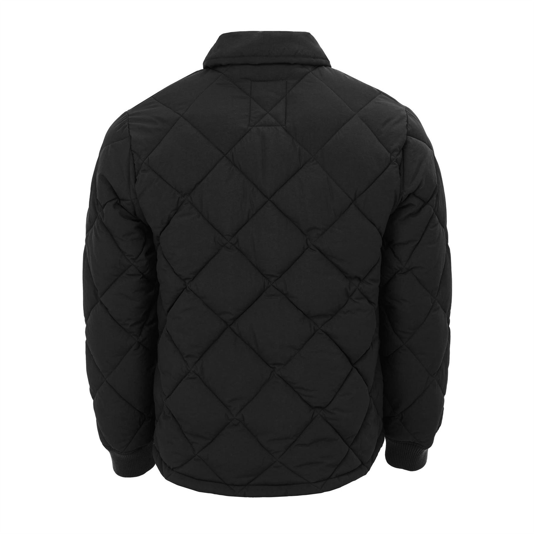 Firetrap Button Down Shirt Collar Long Sleeve Puffer Jacket