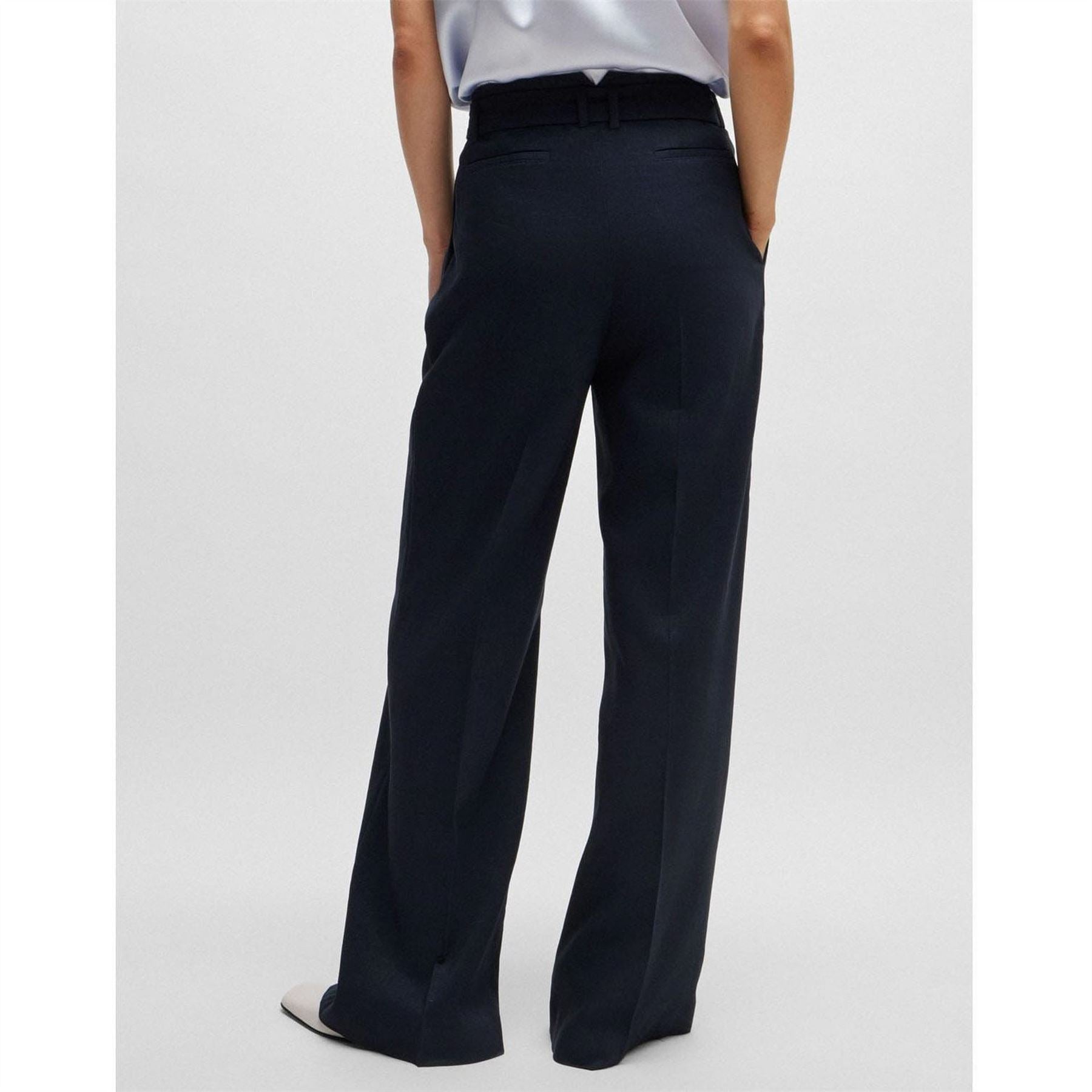 Boss Wide Leg Trousers