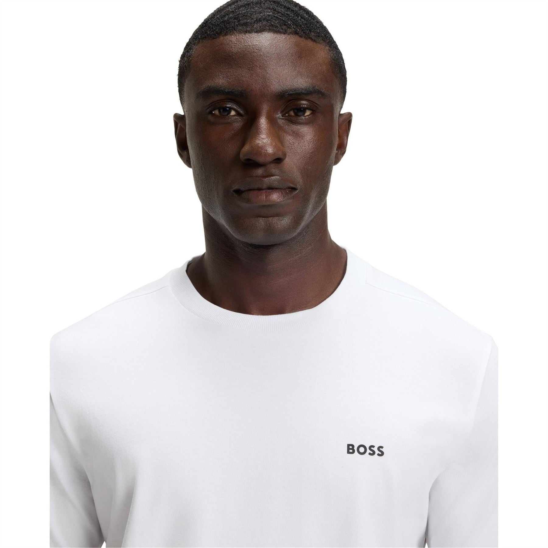 Boss BOSS GREEN T Shirt with Logo Design Stretch Cotton