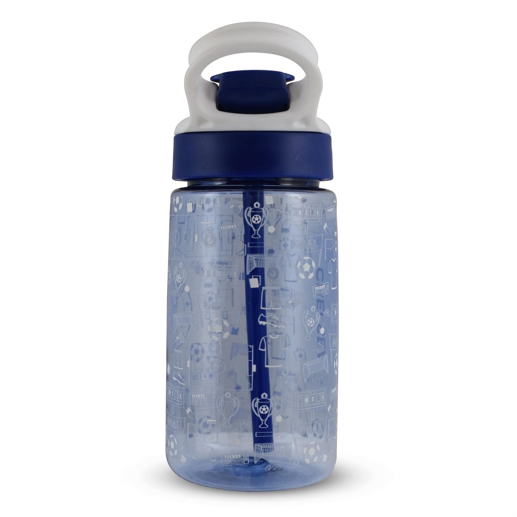 Team 480ml Plastic Football Water Bottle