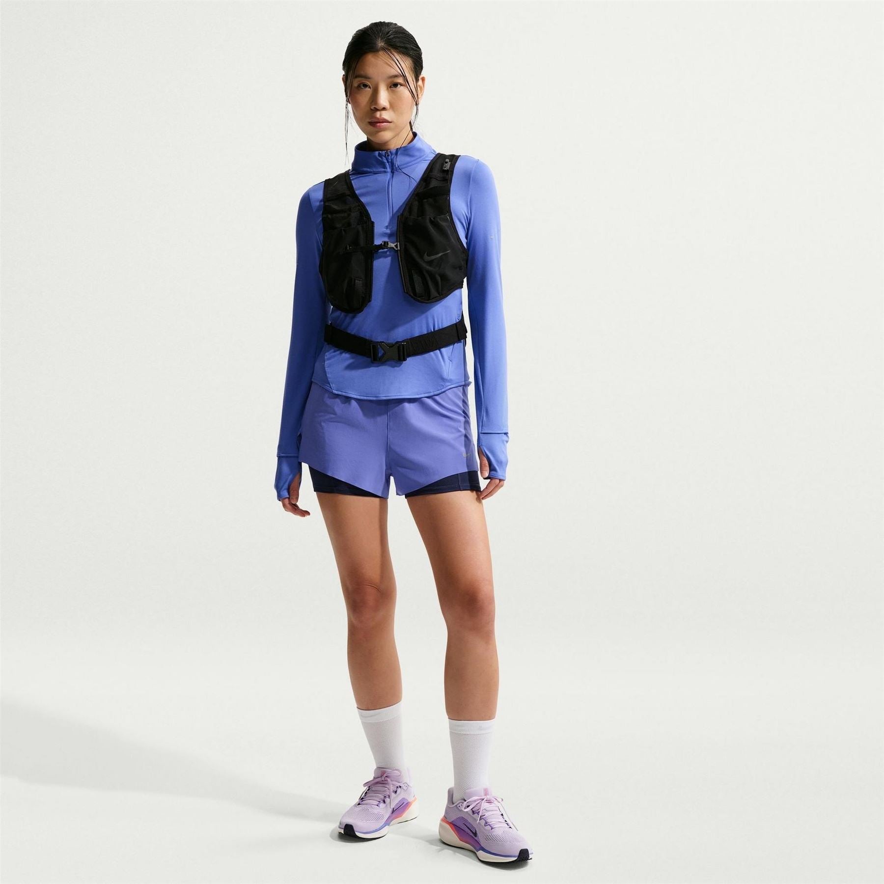 Nike Womens Swift 1 4 Zip Running Top