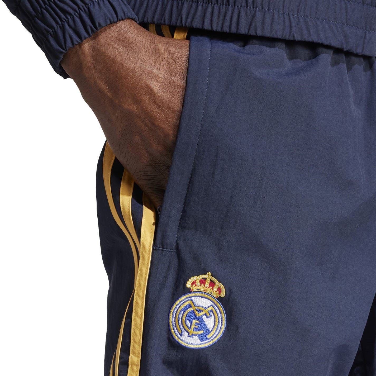 adidas Real Madrid Woven Tracksuit Bottoms