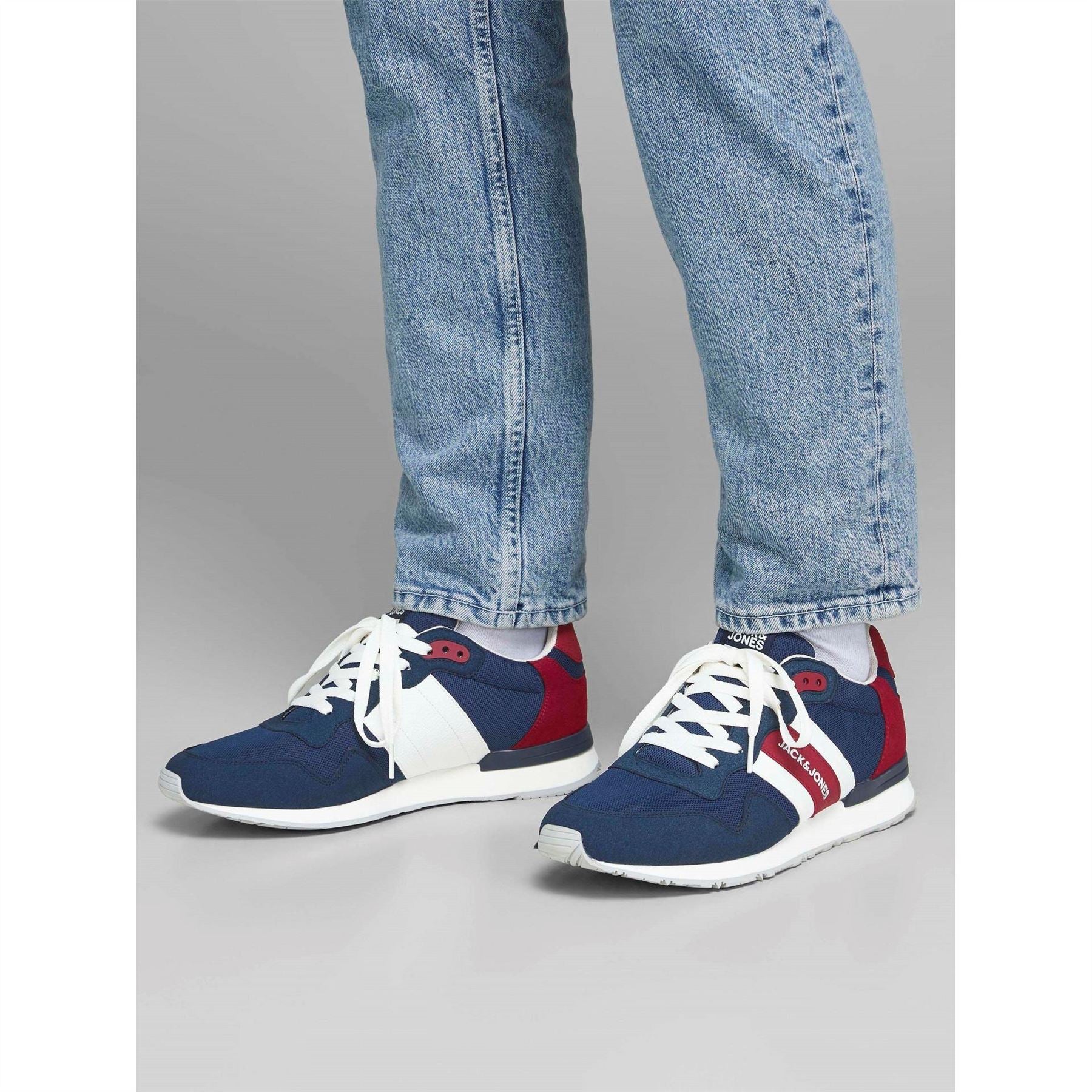 Jack and Jones Stellar Mesh Low Top Trainers