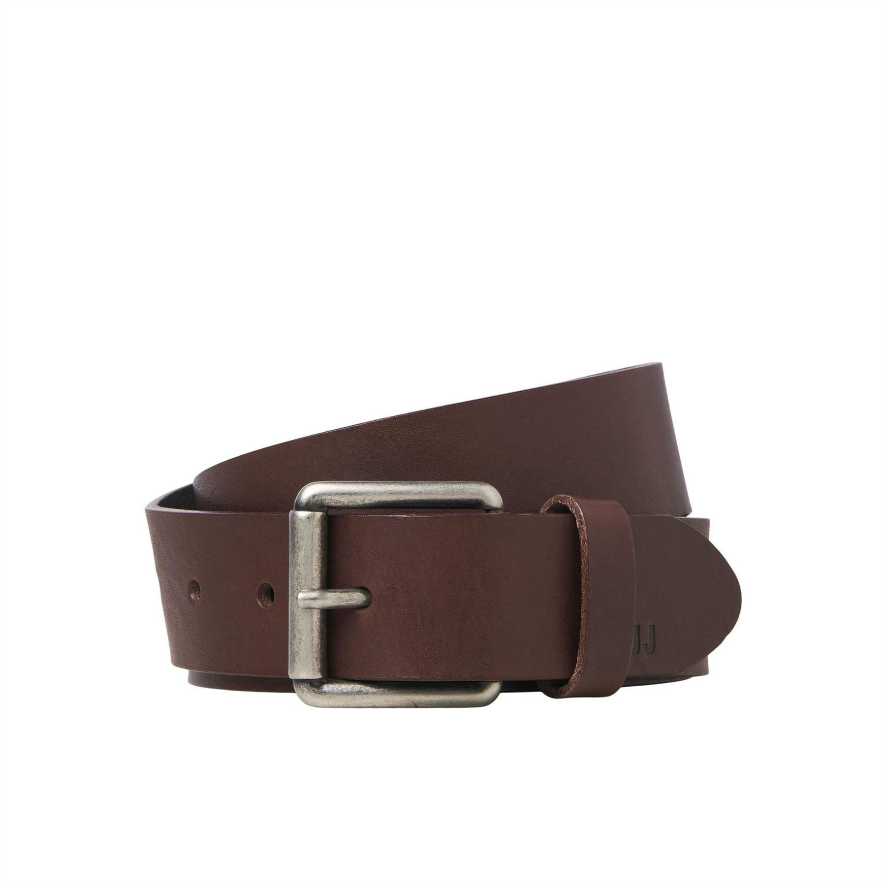 Jack and Jones Leather Belt with Metal Buckle