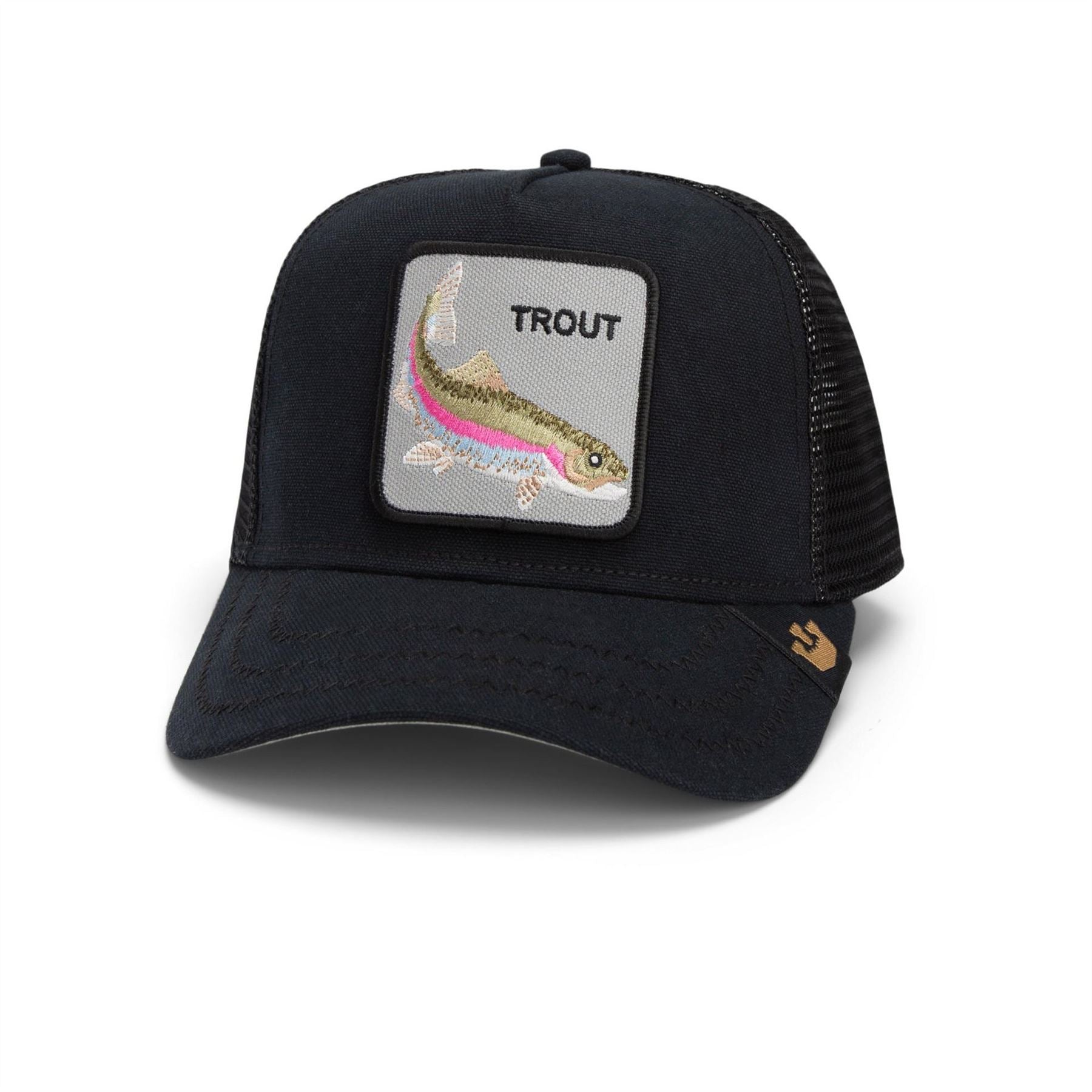 Goorin Bros Adjustable Trucker Cap with Pre-Curved Brim