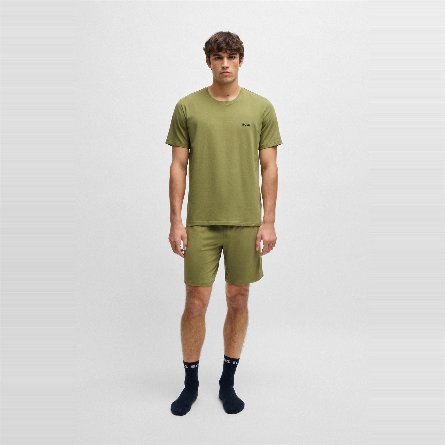 Boss BOSS Bodywear Mix  And  Match Premium Cotton T Shirt with Logo Detail