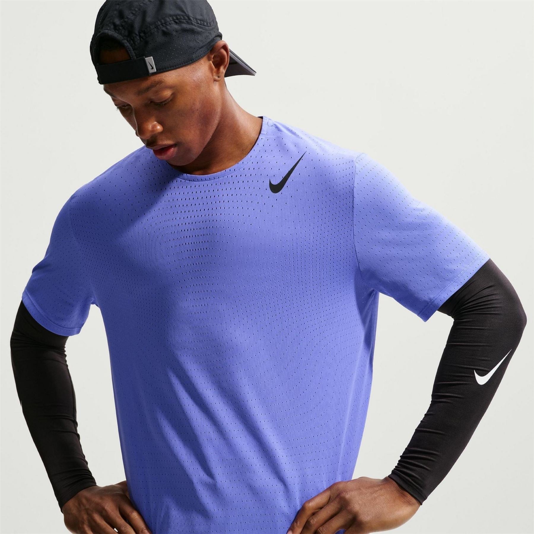 Nike Aero Crew Neck Short Sleeve Jersey T-Shirt