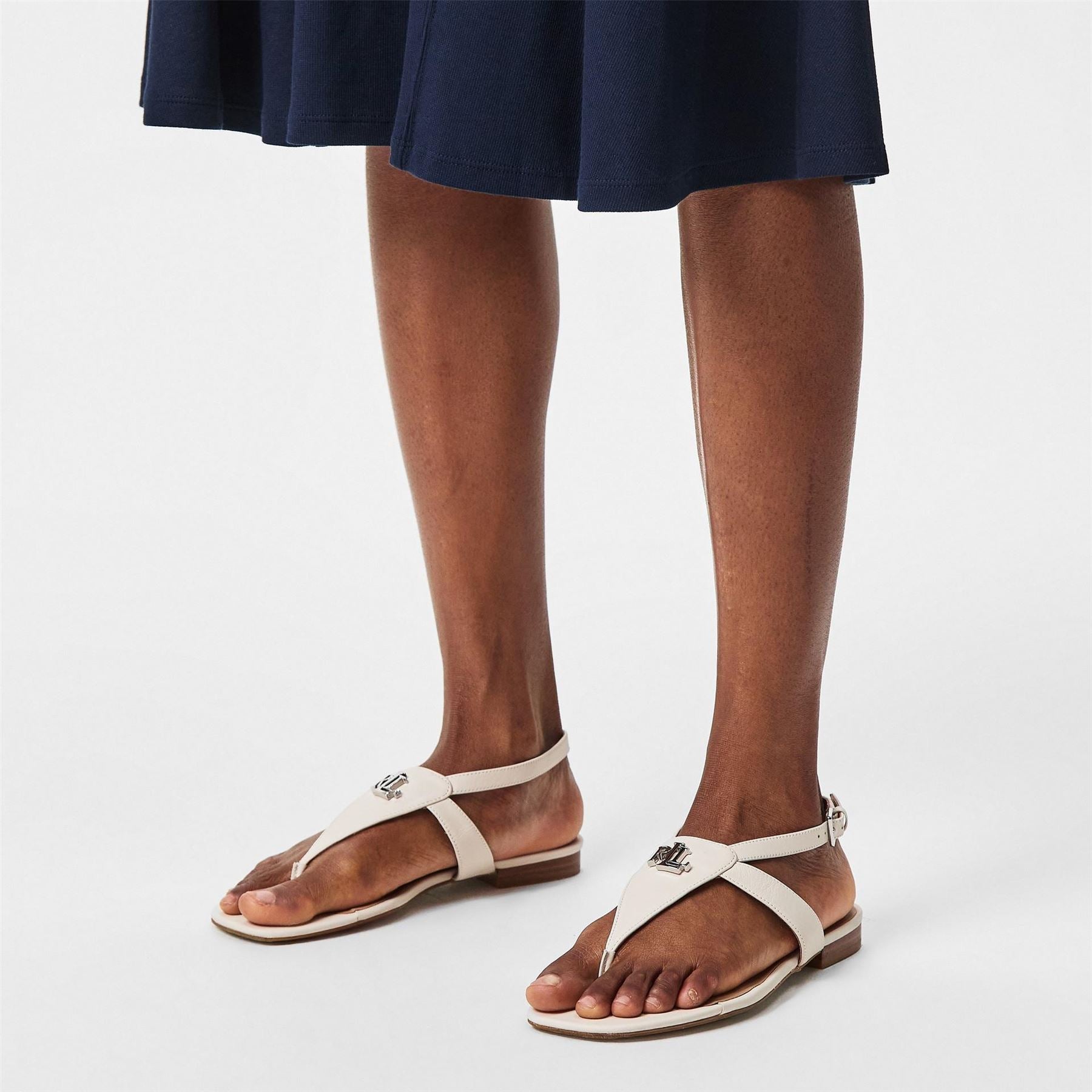 Lauren by Ralph Lauren Everley Toe Post Flatform Sandals