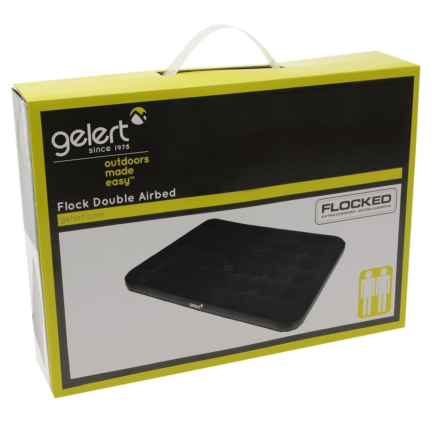 Gelert Flocked Double Airbed