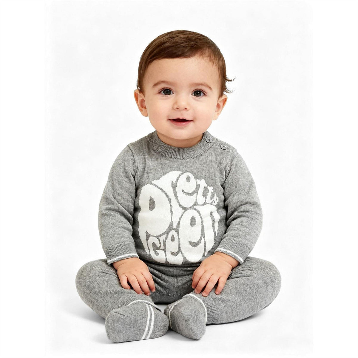 Pretty Green Top and Trouser Pyjama Set