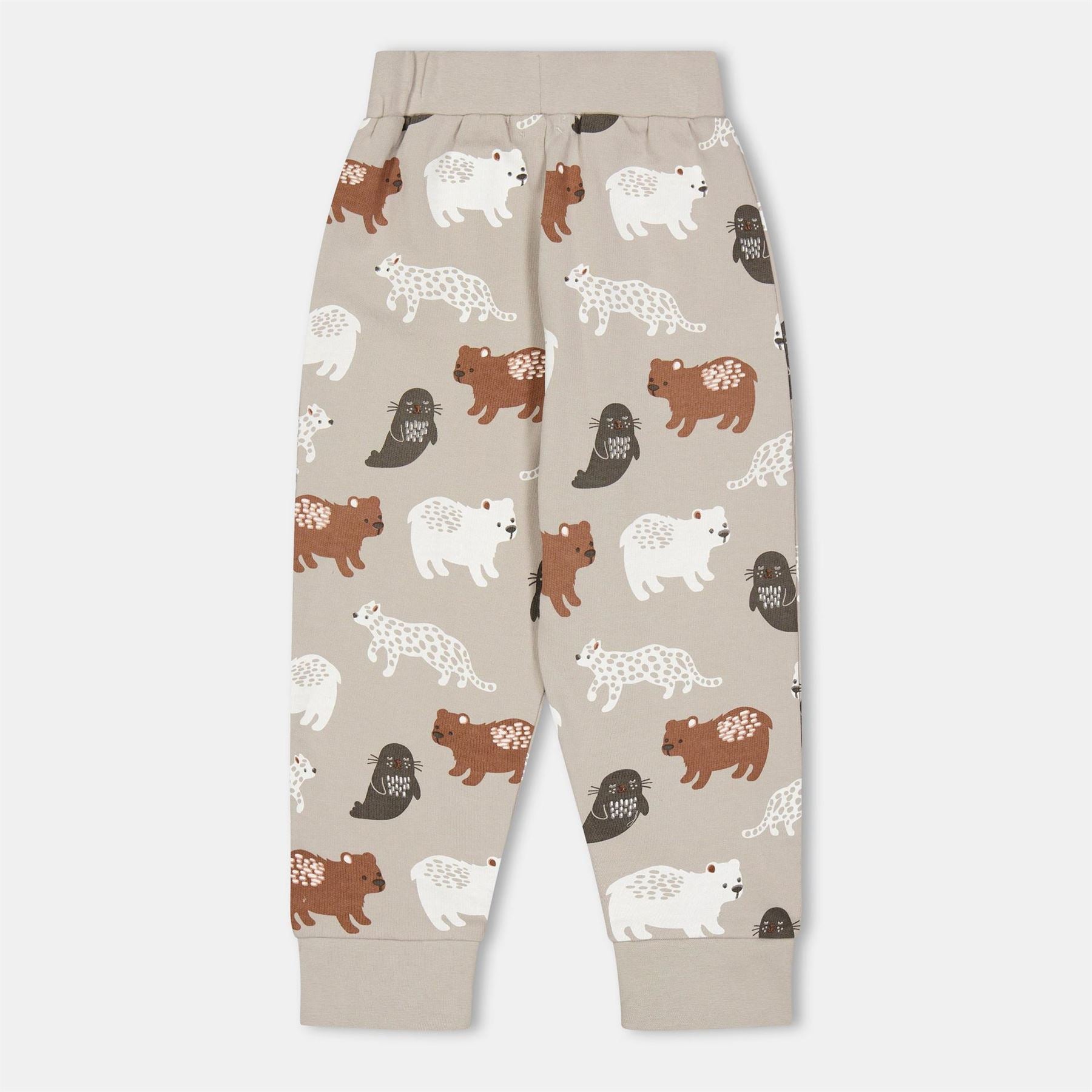 Lilly and Sid  And  Sid Multicoloured Mixed Animal Print Joggers