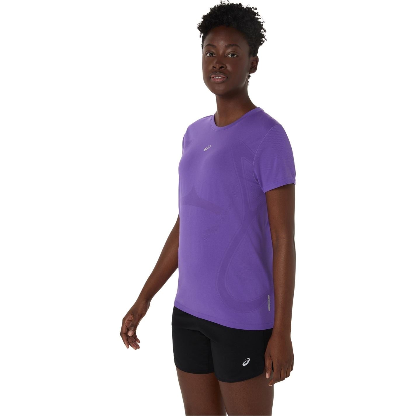 Asics Crew Neck Short Sleeve Seamless Athletic Top