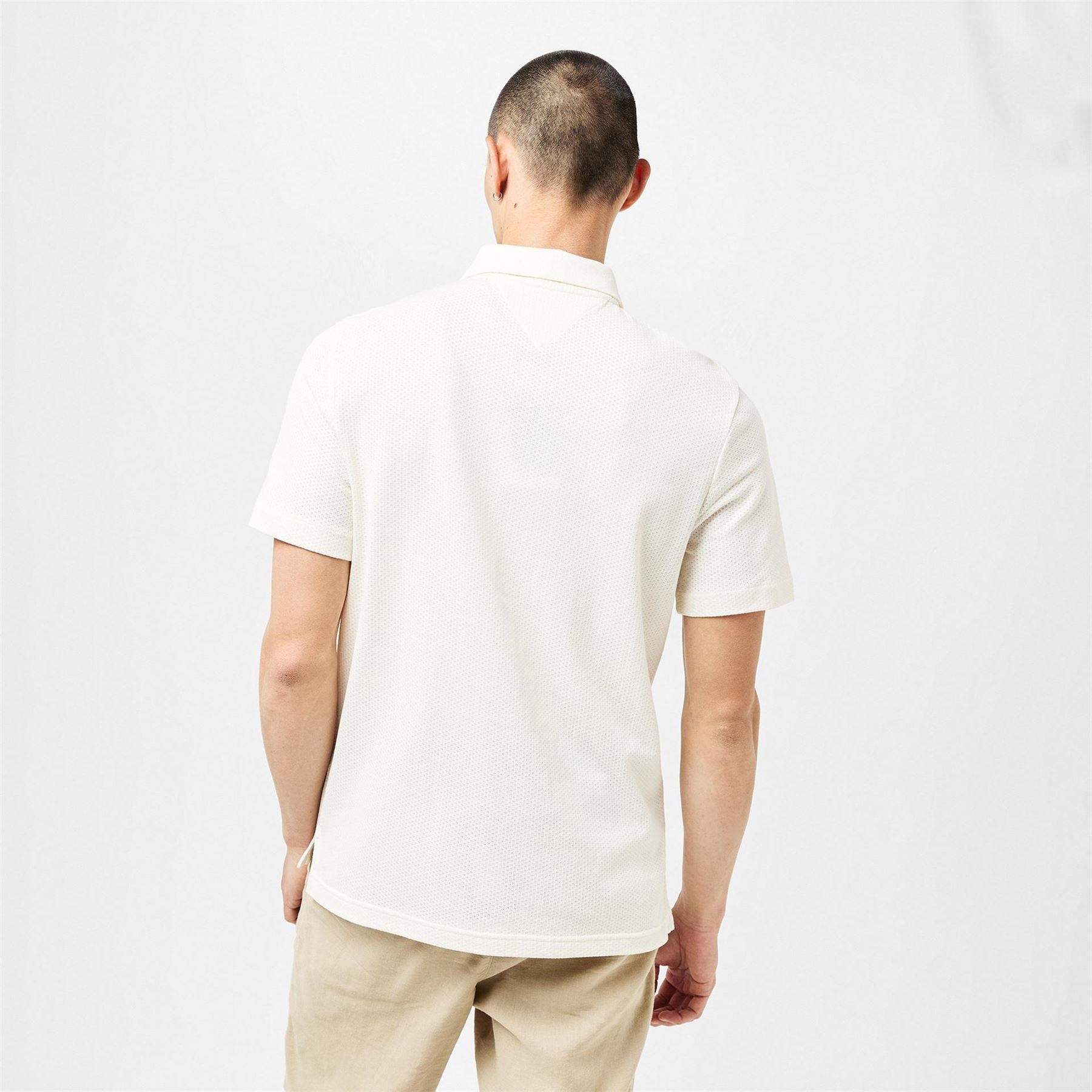 Tommy Hilfiger Waffle Regular Fit Short Sleeve Shirt