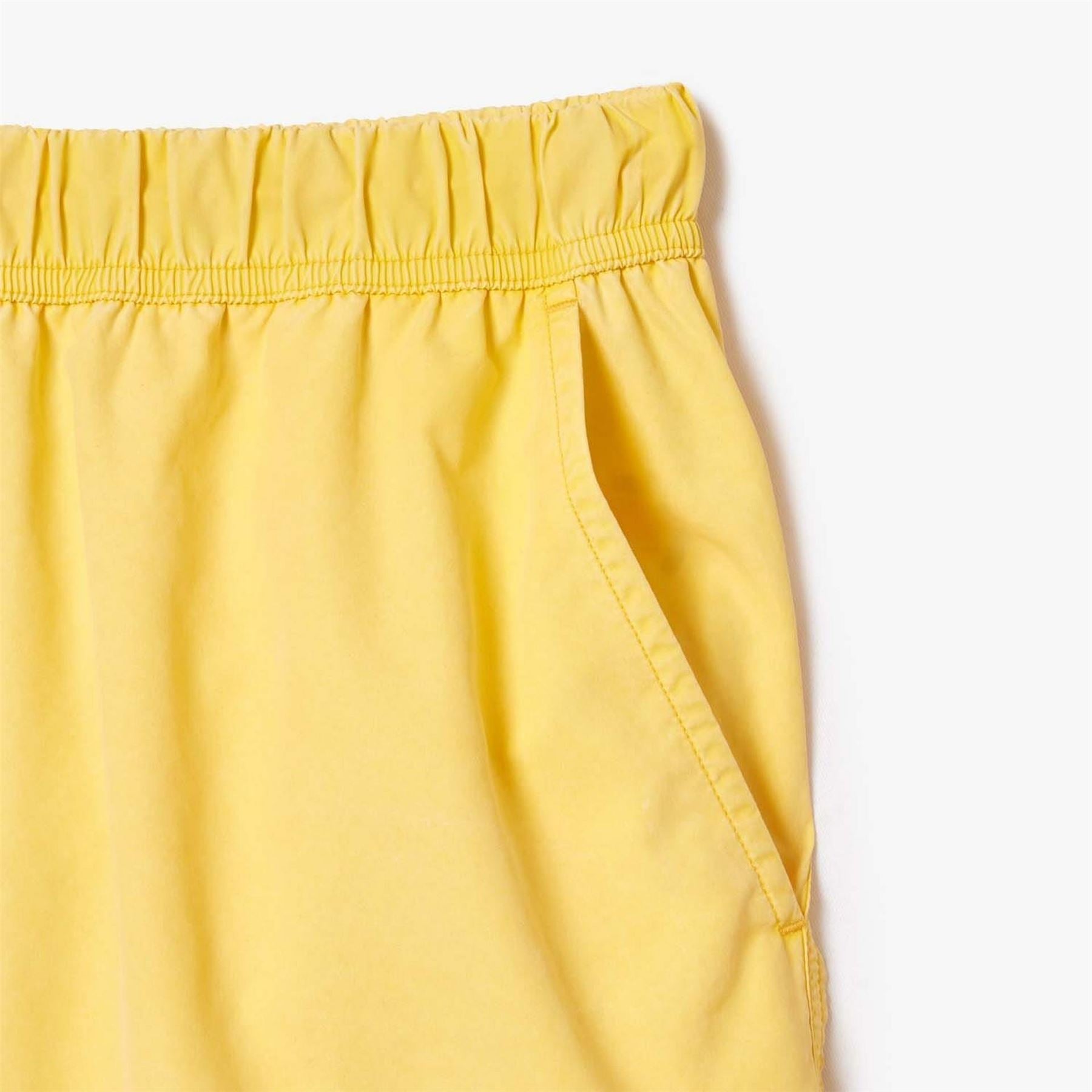 Lacoste Length Washed Effect Swim Trunks
